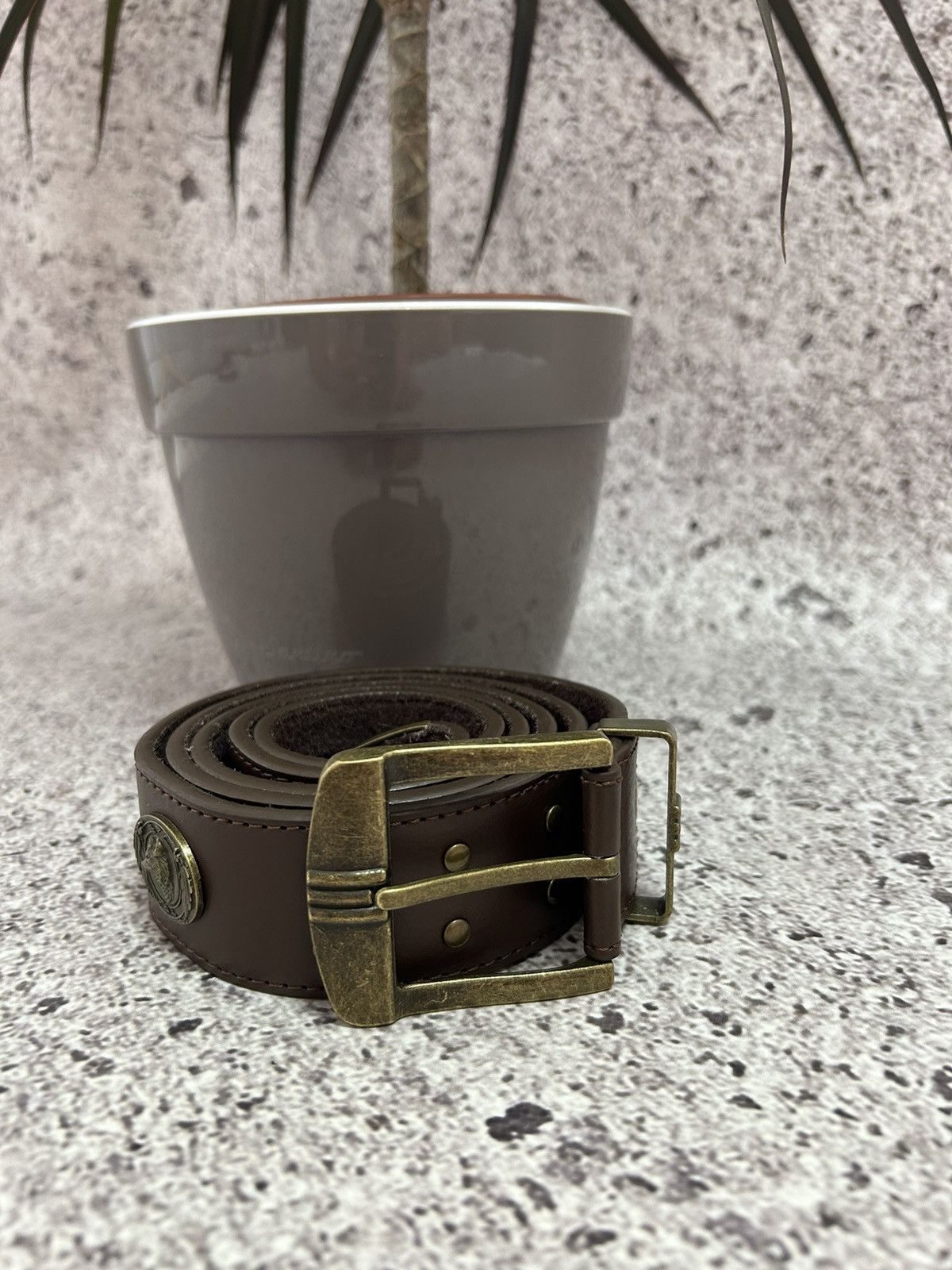 Cowboy Equipment × Hysteric Glamour × Japanese Brand Vintage 90s American Cowboy Bikers Belt Y2K Hype USA Size ONE SIZE - 2 Thumbnail