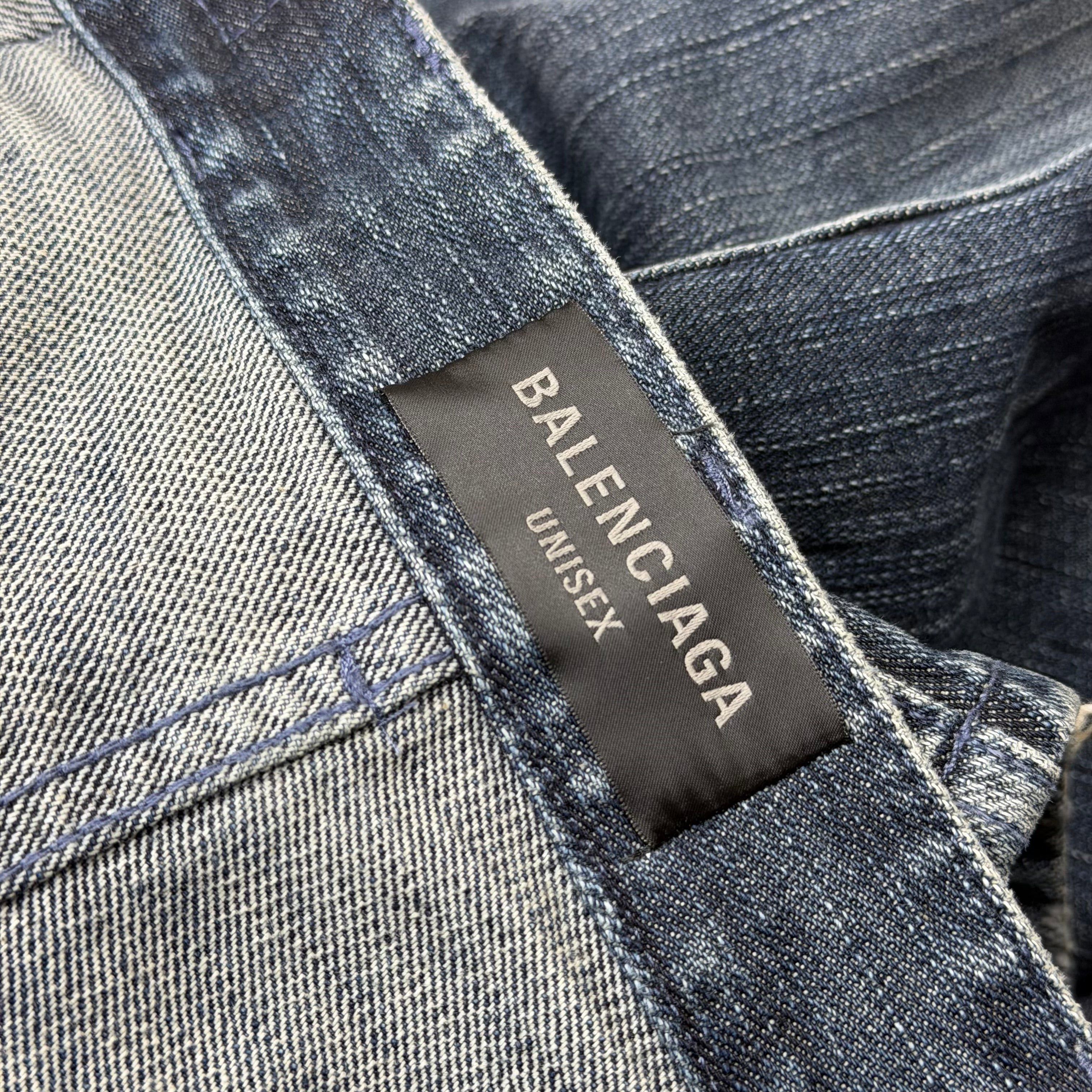 Balenciaga Balenciaga Double Side Indigo Jeans S (32) Size US 32 / EU 48 - 6 Thumbnail