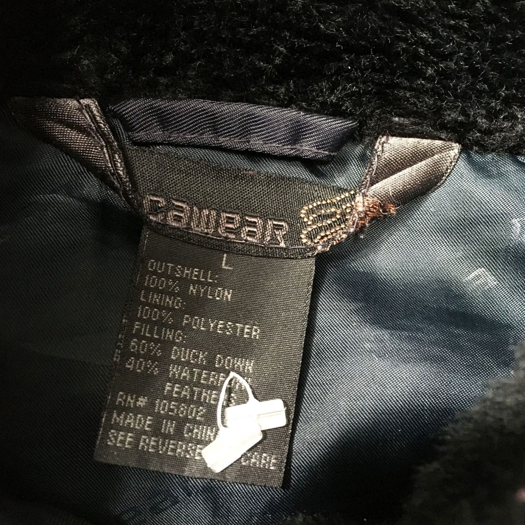 Rocawear Rocawear DARK NAVY Convertible Quilted Puffer Jacket Y2K Women's DUCK DOWN Jacket Quilted Puffer Size L / US 10 / IT 46 - 6 Thumbnail