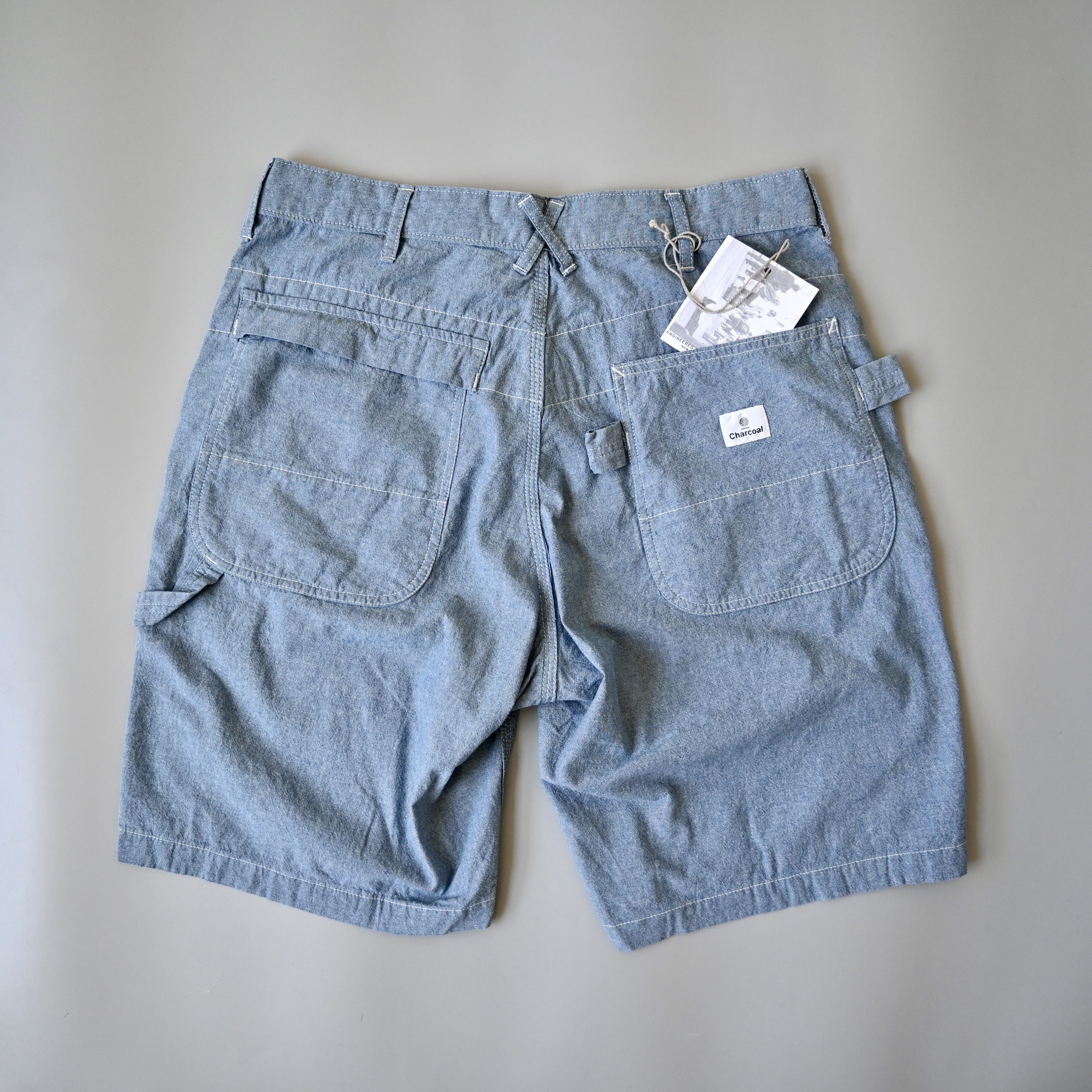 Engineered Garments UNUSED, Engineered Garments painter shorts, chambray, S Size US 33 - 2 Thumbnail