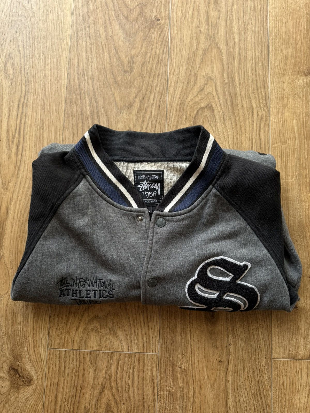 Stussy Stüssy International Athletics Tribe Varsity Jacket | L | Size US L / EU 52-54 / 3 - 23 Thumbnail