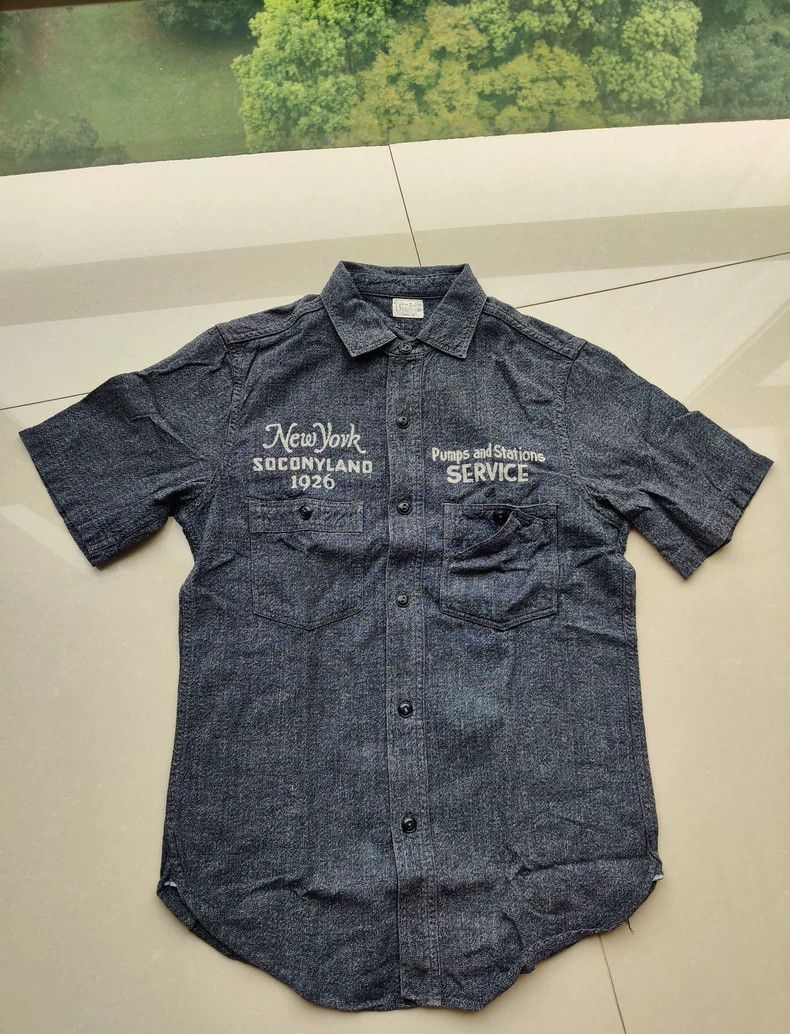 Freewheelers Freewheelers Pepper Salt Shirt 14 - dmc Size US S / EU 44-46 / 1 - 1 Thumbnail