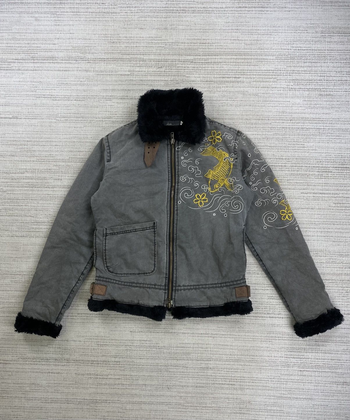 Eternal Vintage Kula By Eternal Sukajan Embroidery Zipper Jacket Size US M / EU 48-50 / 2 - 5 Thumbnail