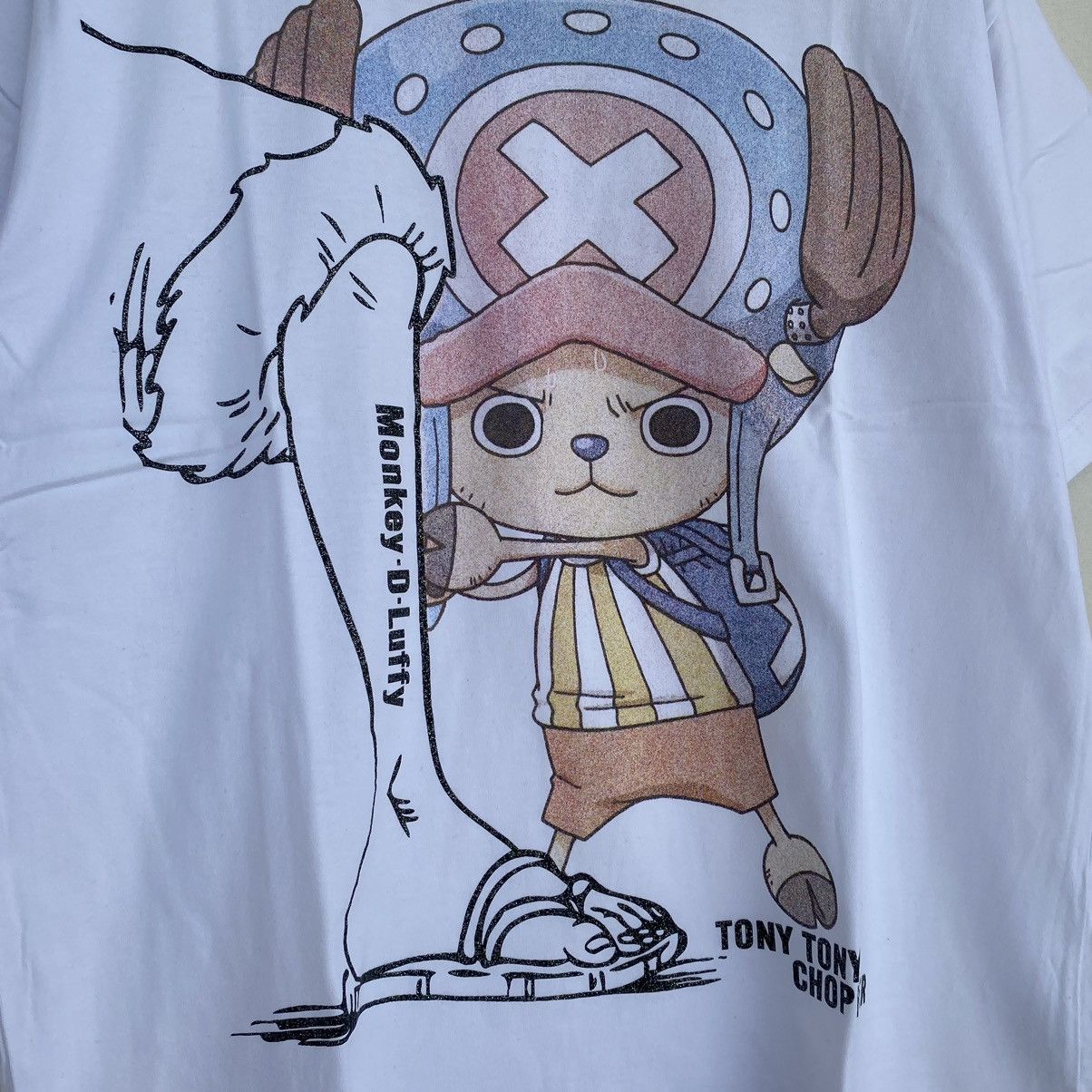 Anime × One Piece T Shirt Onepiece Monkey D luffy and Tony Tony chopper Size US XL / EU 56 / 4 - 6 Thumbnail