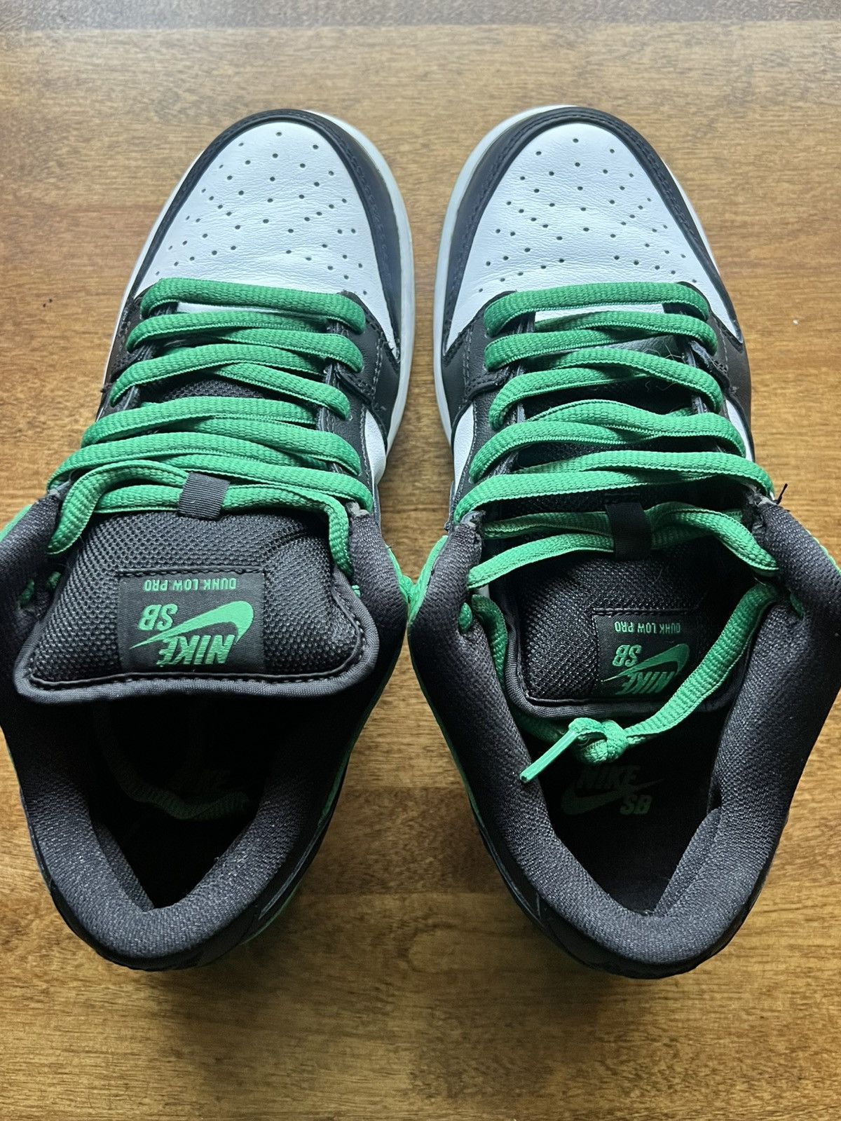 Nike Nike SB Dunk Low Pro Classic Green Size US 6 / EU 39 - 2 Thumbnail