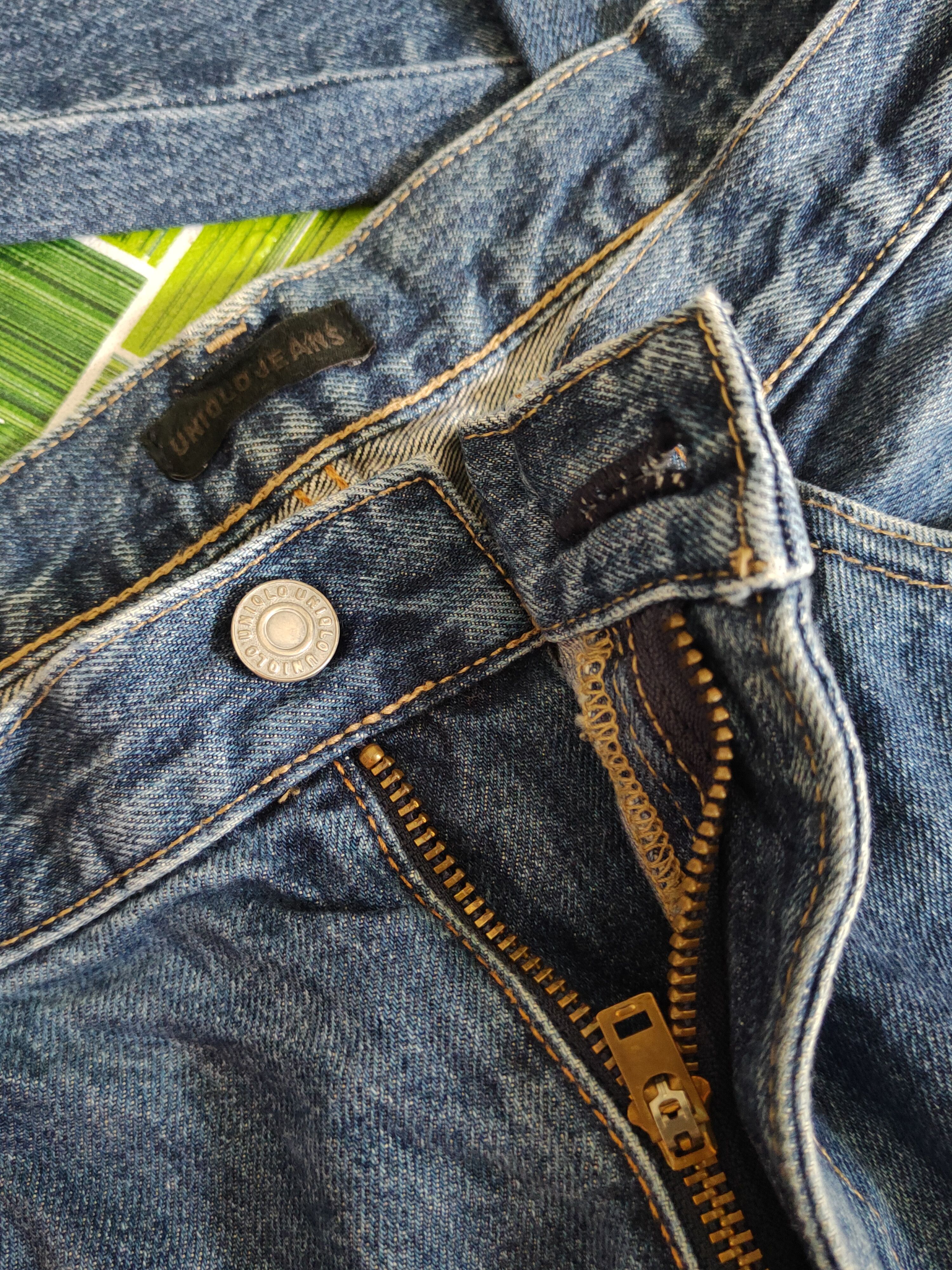 Japanese Brand Uniqlo Blue Faded Multipocket Denim #S1614 Size US 35 - 12 Thumbnail