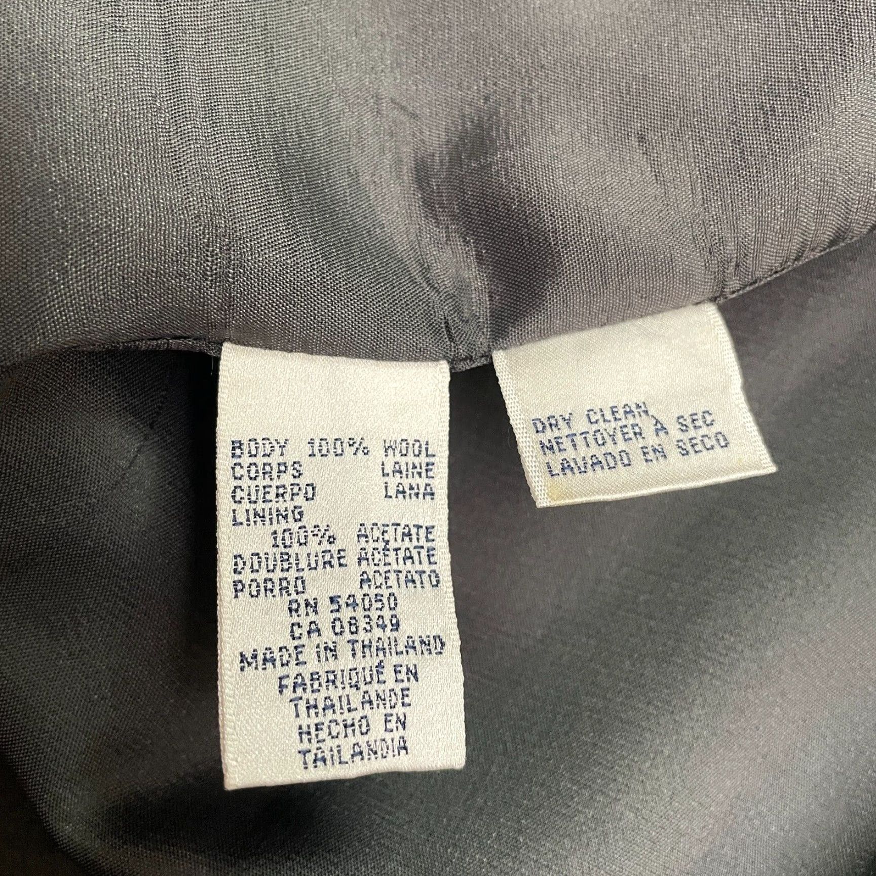 Doublet Rena Rowan Wool Blazer Jacket 16W Womens Gray Double Breasted Business Work Size XXL / US 16-18 / IT 52-54 - 6 Thumbnail