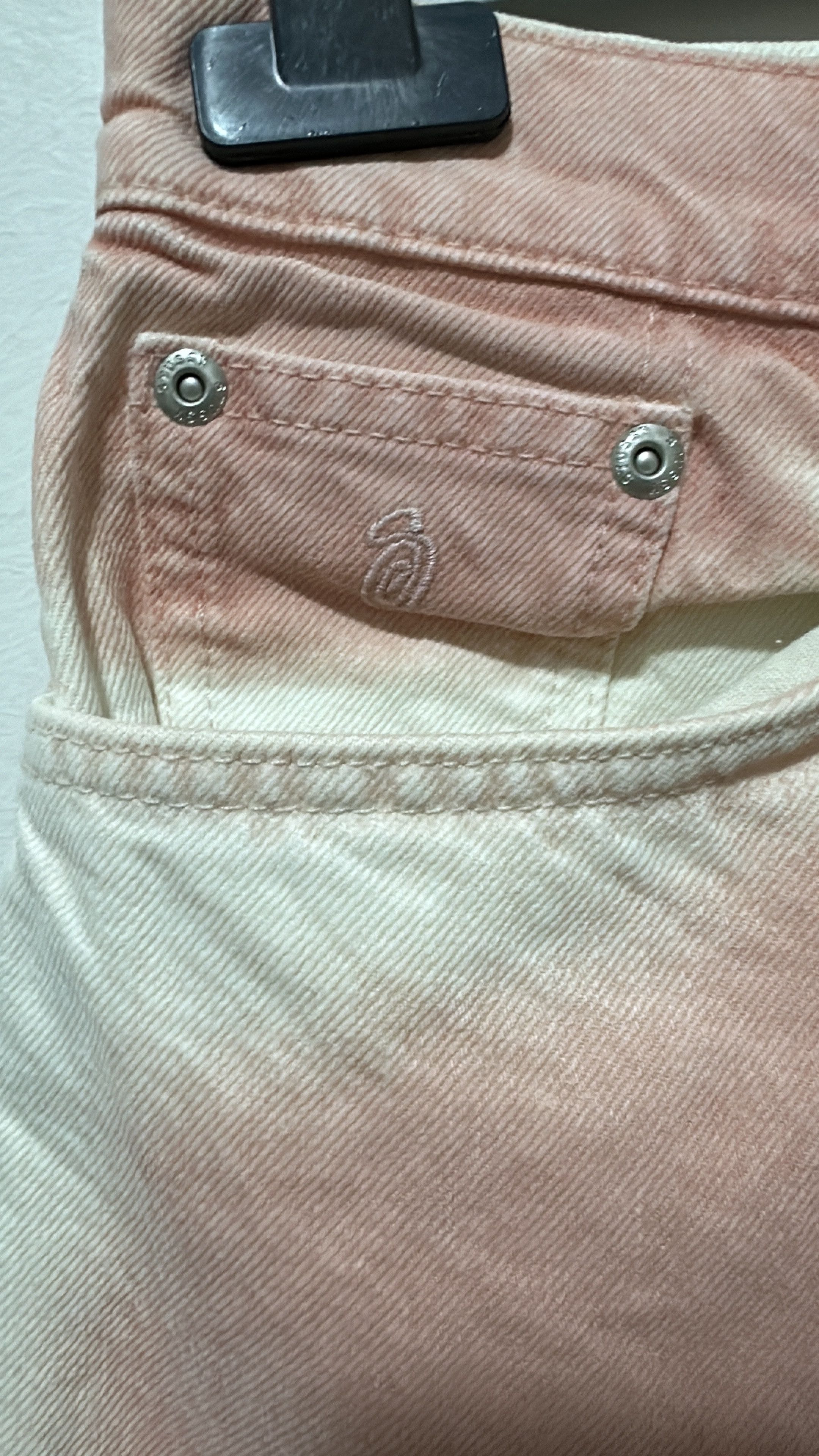 Stussy Stussy Spray Dyed Big Ol Jean Size 28 Faded Pink Size US 28 / EU 44 - 4 Thumbnail