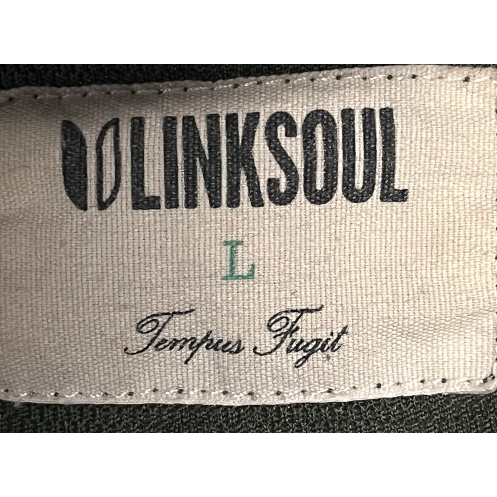 Vintage Linksoul Polo Shirt Short Sleeve Button-Up Men L Green Solid Casual Cotton Size US L / EU 52-54 / 3 - 7 Thumbnail