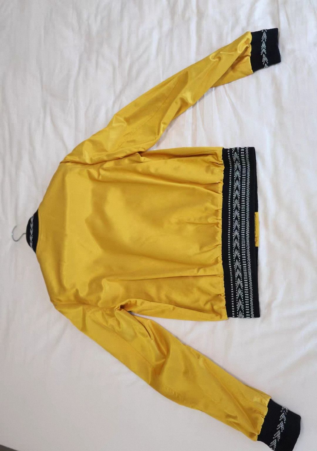 Saint Laurent Paris Saint Laurent Paris Yellow arrow patchwork baseball jacket Size US M / EU 48-50 / 2 - 2 Thumbnail