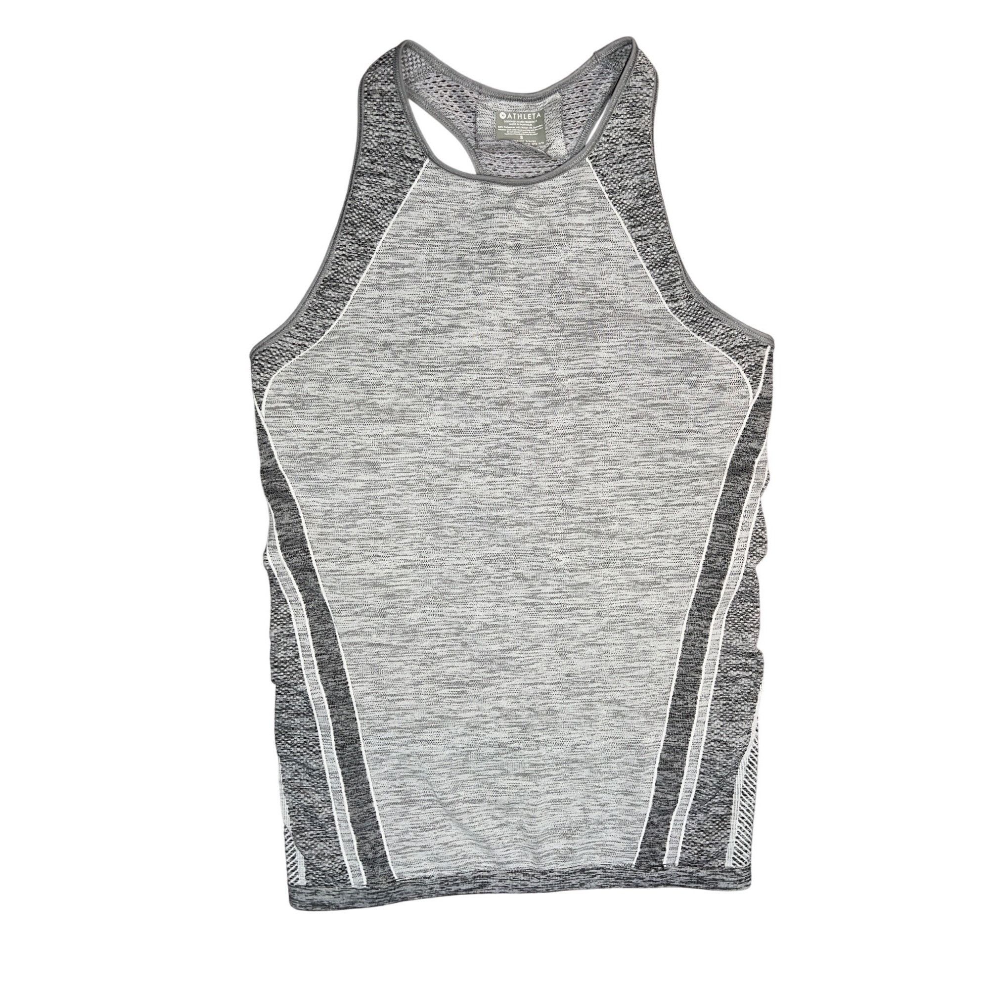 Athleta Athleta Women's Gray Racerback Athletic Tank Top S Size S / US 4 / IT 40 - 2 Thumbnail