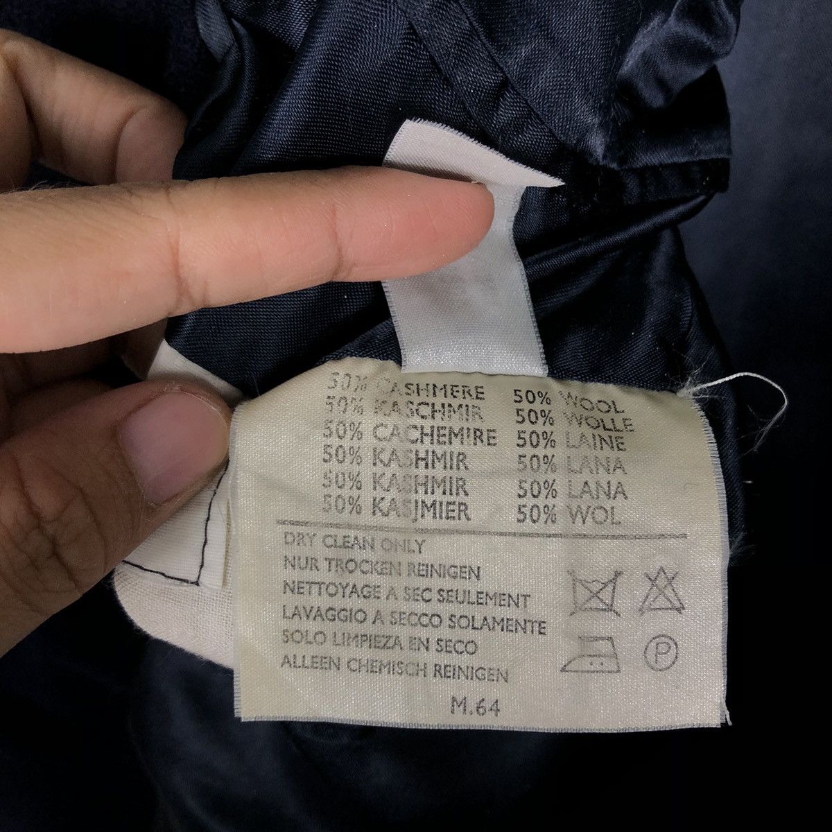 Vintage 🔥Rich Royal Blue - Fly Long Jacket Wool Aquascutum England Size US M / EU 48-50 / 2 - 16 Thumbnail