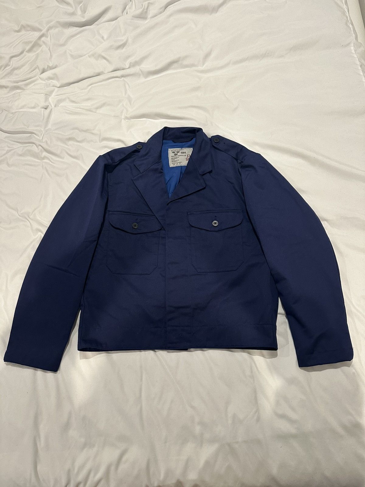 Vintage Vintage 1980s Original Swedish Navy Jacket Size US M / EU 48-50 / 2 - 1 Thumbnail