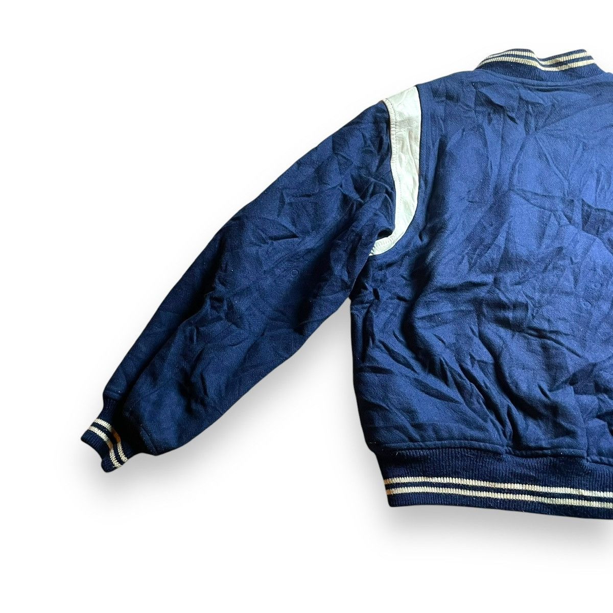 Macbeth VINTAGE MACBETH WOOL + LEATHER VARSITY JACKET Size US L / EU 52-54 / 3 - 6 Thumbnail