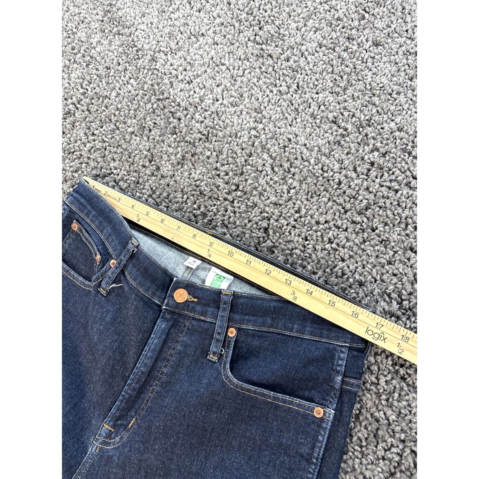 J.Crew VINTAGE J. Crew Jeans Women's Dark Wash Straight 31 9" Blue Size 31 Size 24" / US 00 / IT 34 - 4 Thumbnail