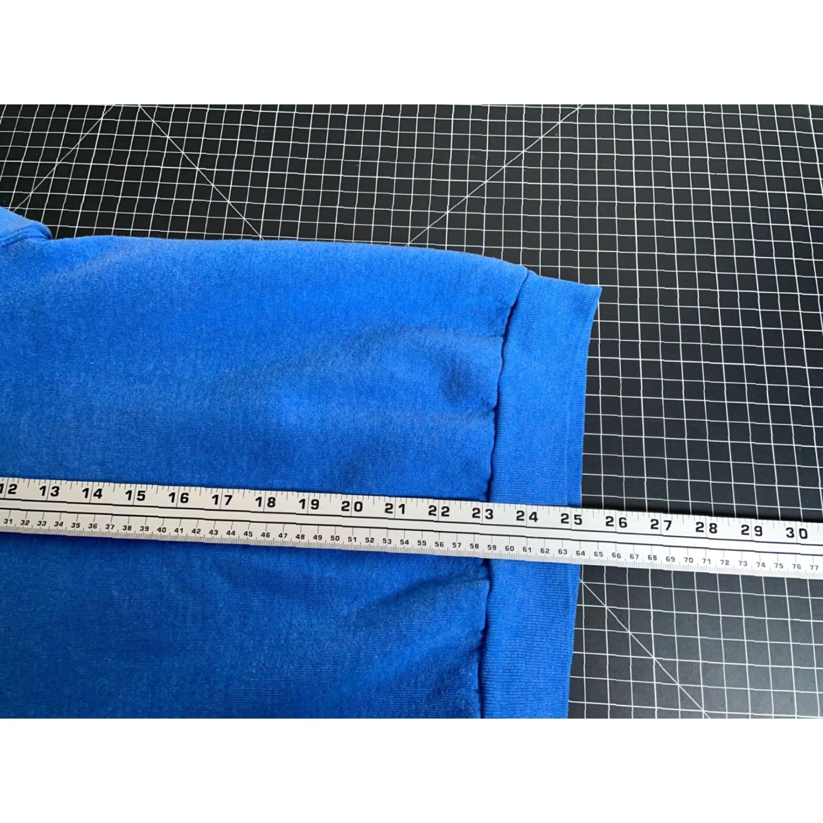 Vintage VTG BVD Blank Crewneck Sweatshirt Adult Large (XL Tag) Blue 50/50 Blend Solid Size US L / EU 52-54 / 3 - 6 Thumbnail