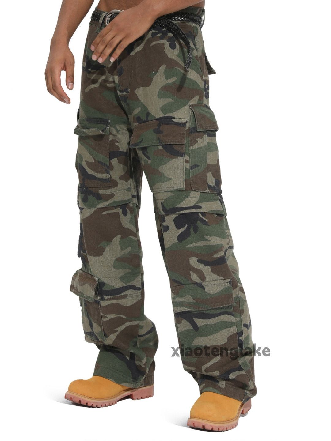 Vintage Utility military loose baggy skate hiphop cargo pants Size US 32 / EU 48 - 1 Thumbnail