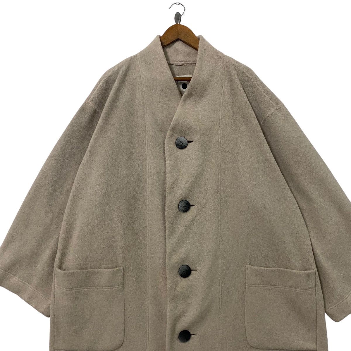 Issey Miyake ☀️Issey Miyake Plantation wool oversized coat Size US M / EU 48-50 / 2 - 4 Thumbnail