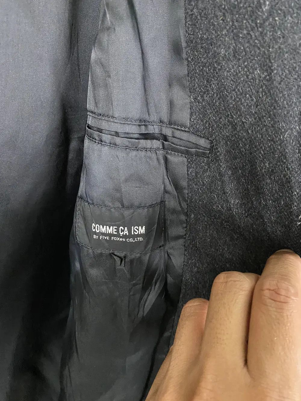 Comme Ca Ism × Japanese Brand Comme Ca Ism Wool Jacket Black Size US L / EU 52-54 / 3 - 6 Thumbnail