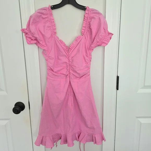 Vacation Sky to Moon Rose Hill Cinched Ruffle Dress Spring Summer Size S / US 4 / IT 40 - 9 Thumbnail