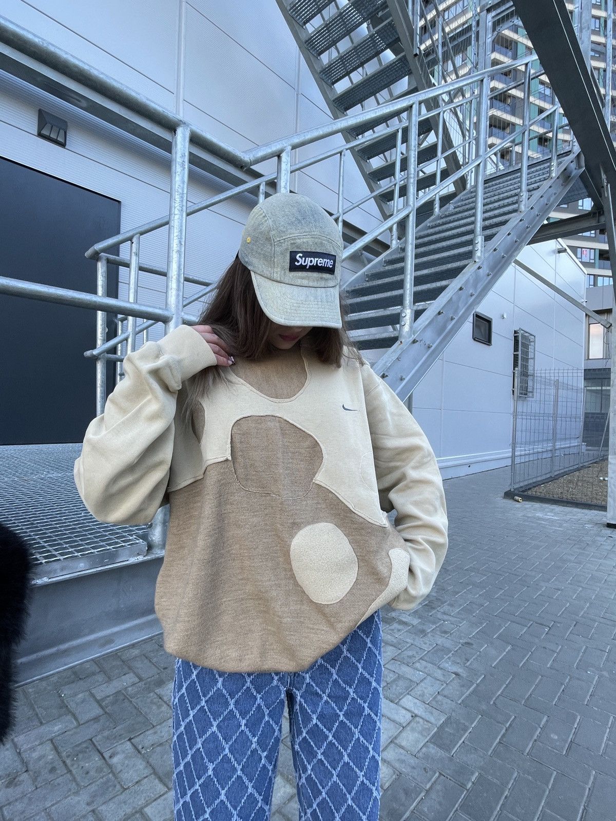 Nike Reworked 1of1 Nike sweatshirt Size US L / EU 52-54 / 3 - 3 Thumbnail