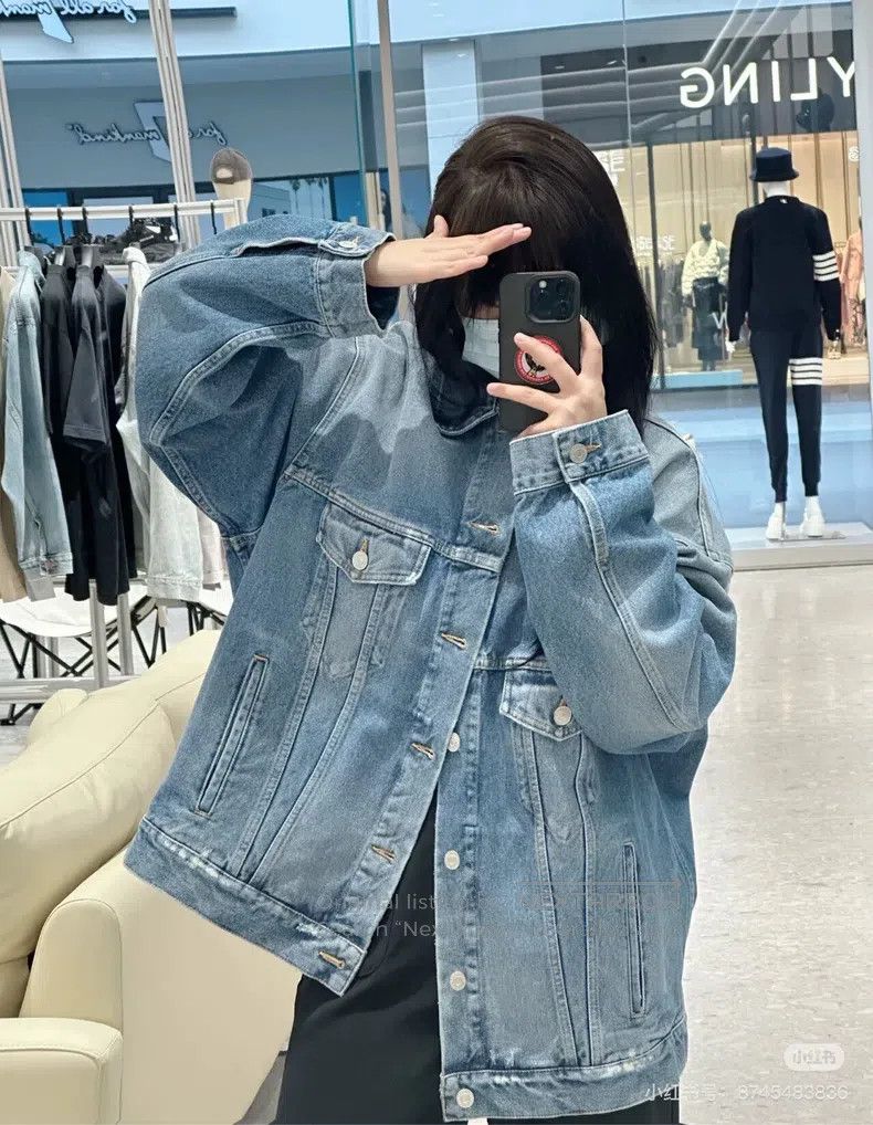 Balenciaga Balenciaga Denim Jacket Size XXS / US 00 / IT 34 - 2 Thumbnail