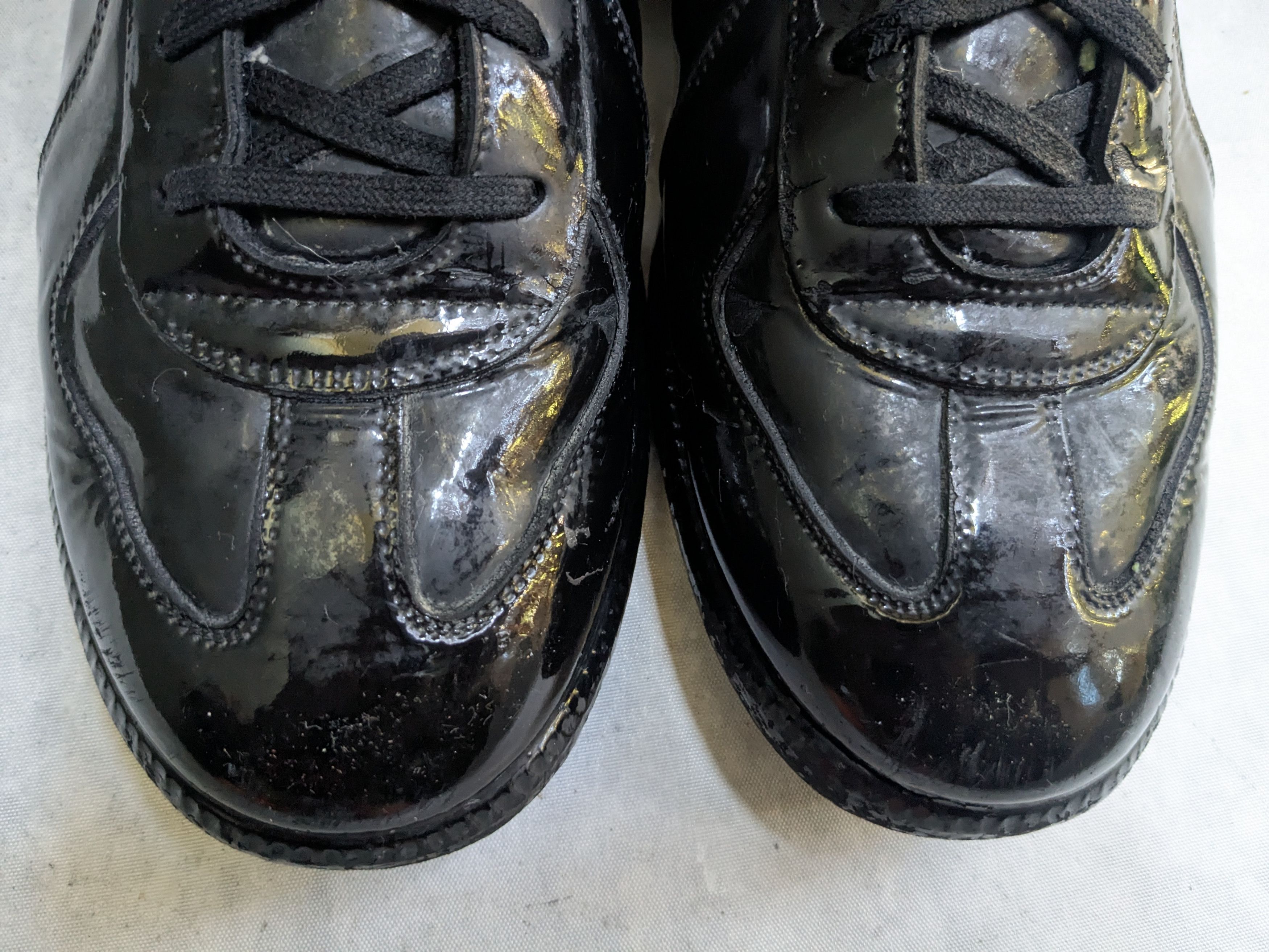 Maison Margiela Maison Margiela Replica GAT Black Patent Leather 12 45 Low Size US 12 / EU 45 - 3 Thumbnail