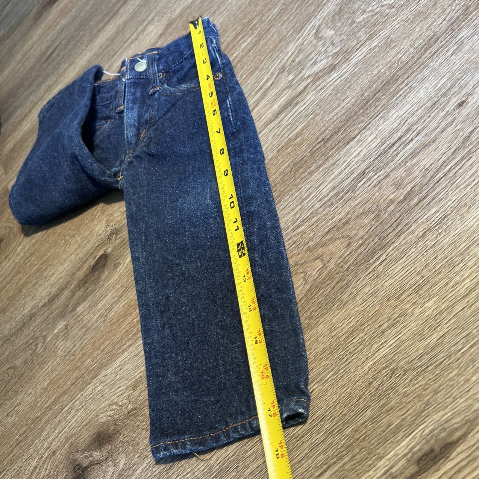Levi's Levi 302 Big E 0 Toddler Dark Denim V Stitch Dark Indigo Size 25" / US 0 / IT 36 - 15 Thumbnail
