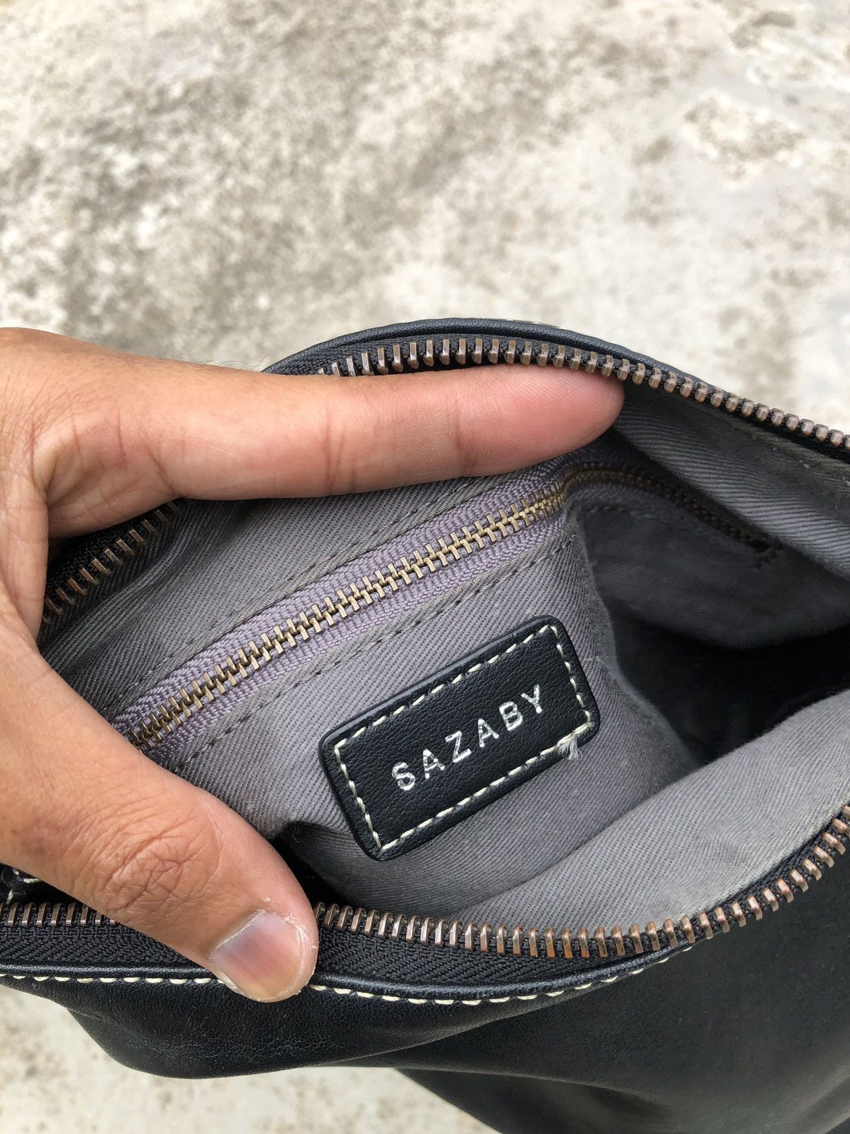 Leather JAPANESSE SAZABY LEATHER CROSSBODY SLINGBAG Size ONE SIZE - 7 Thumbnail