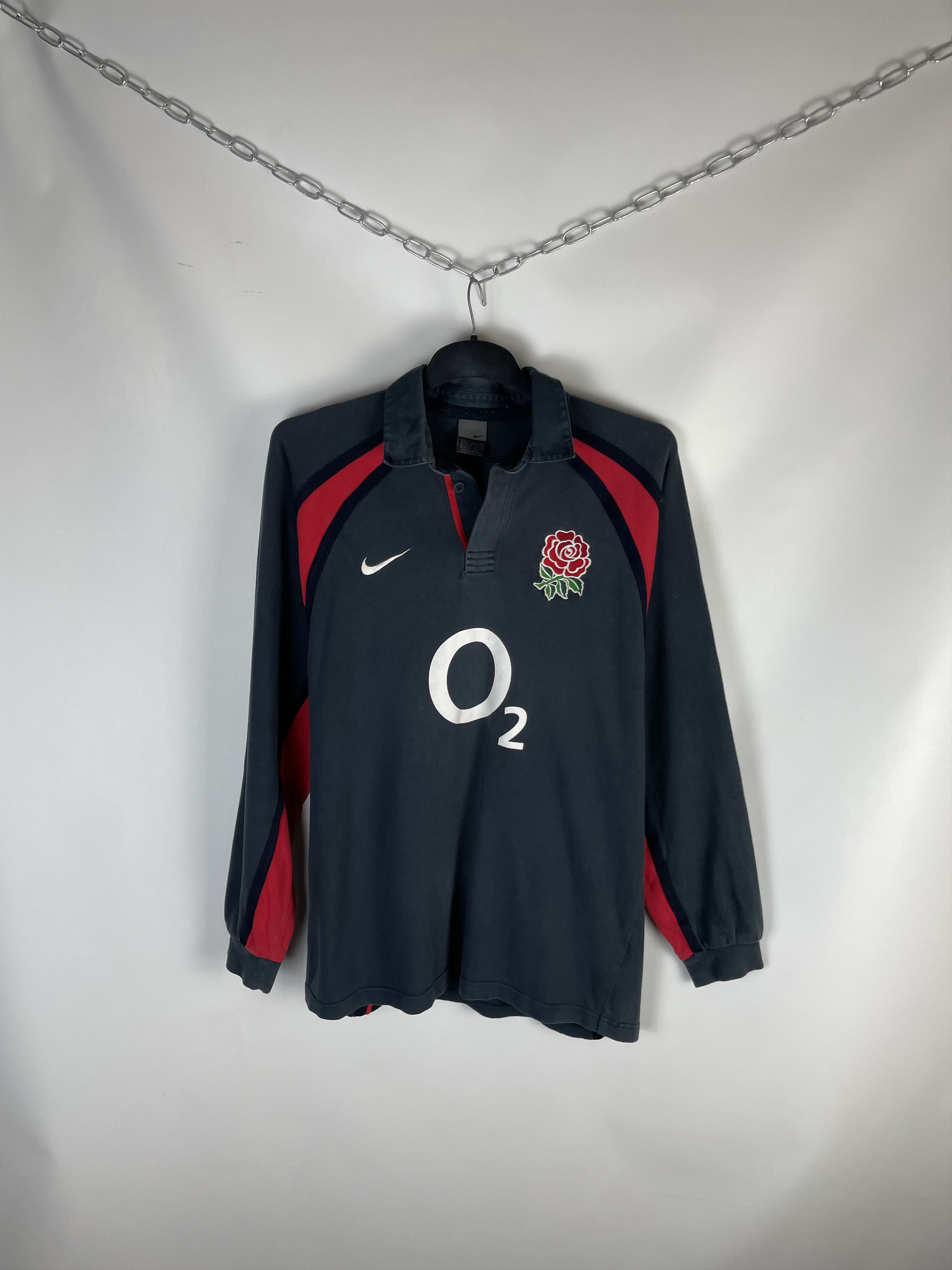 Nike Vintage England Rugby League Nike O2 Long-sleeve T-shirts Size US L / EU 52-54 / 3 - 2 Thumbnail