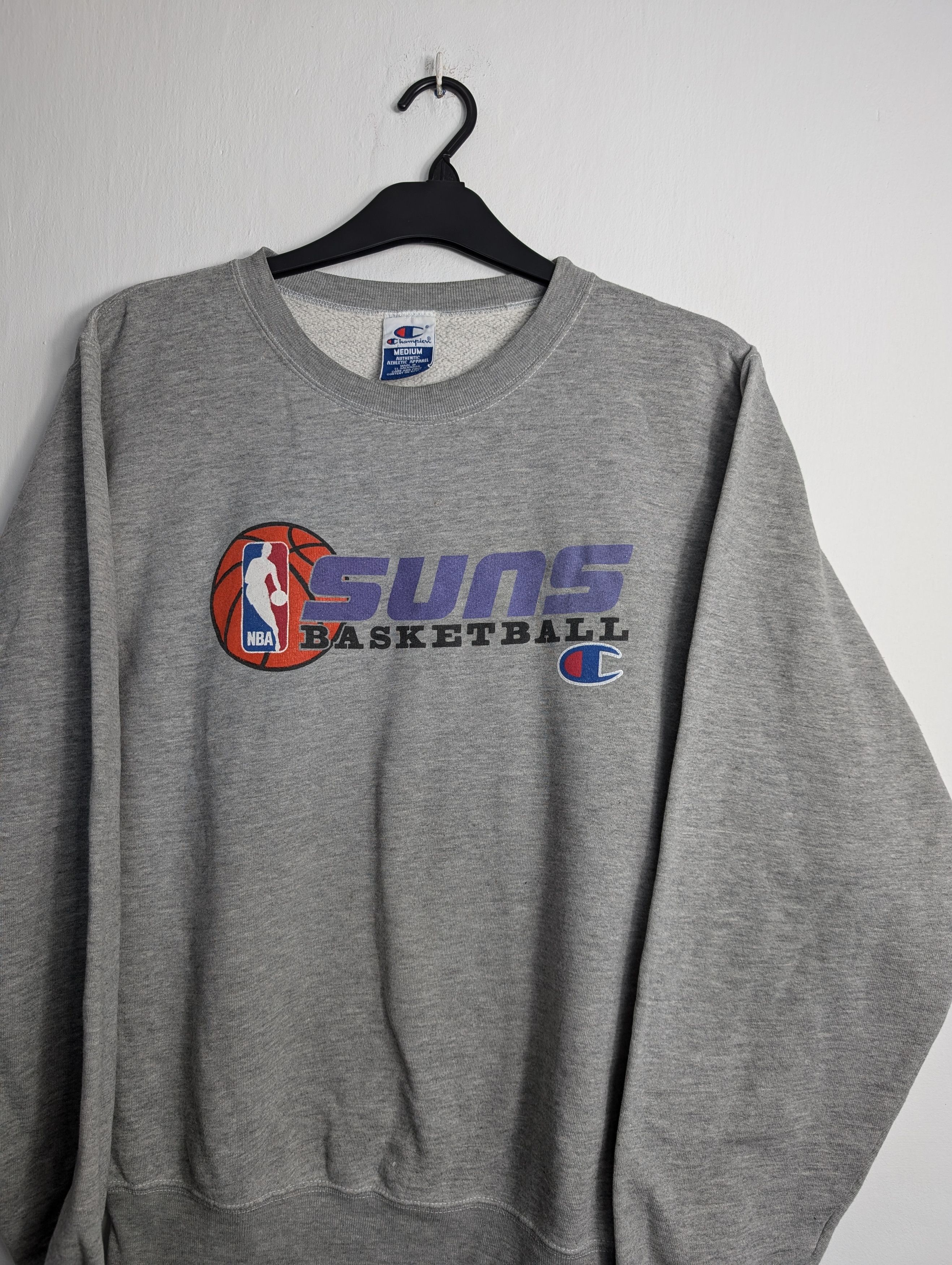 Champion Vintage Champion NBA Phoenix Suns Crewneck Boxy Grey Y2K Size US M / EU 48-50 / 2 - 2 Thumbnail