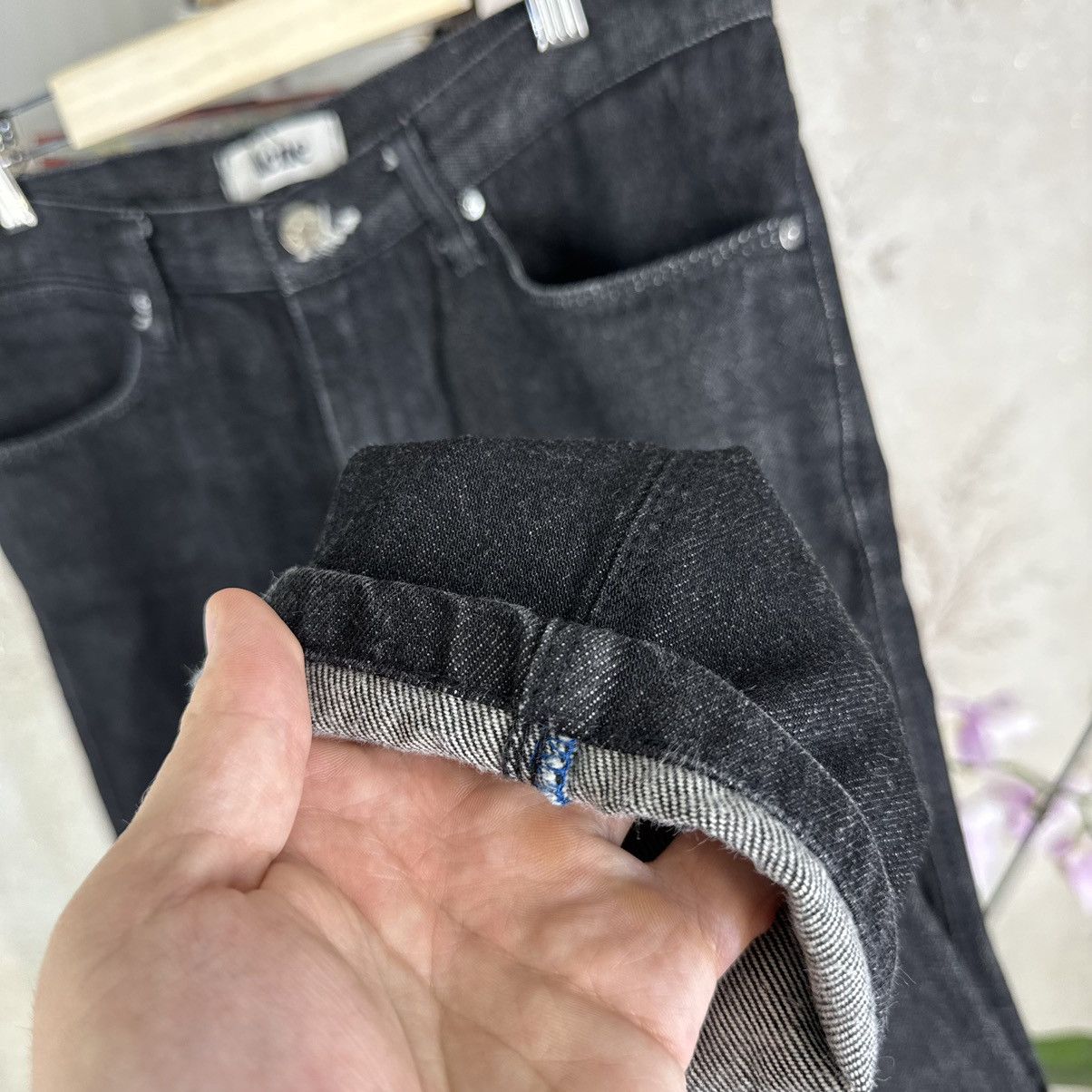 Acne Studios × Designer Acne Studious Denim Jeans Max B Mens Black Luxury Designer Size US 27 - 9 Thumbnail