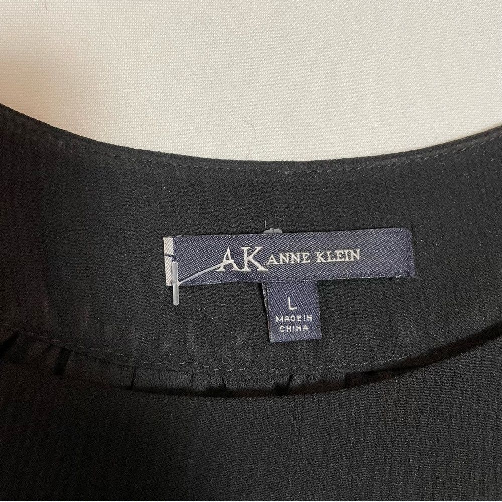 Anne Klein New Anne Klein Silk 3/4 Puff Sleeve Blouse Size L Size L / US 10 / IT 46 - 7 Thumbnail