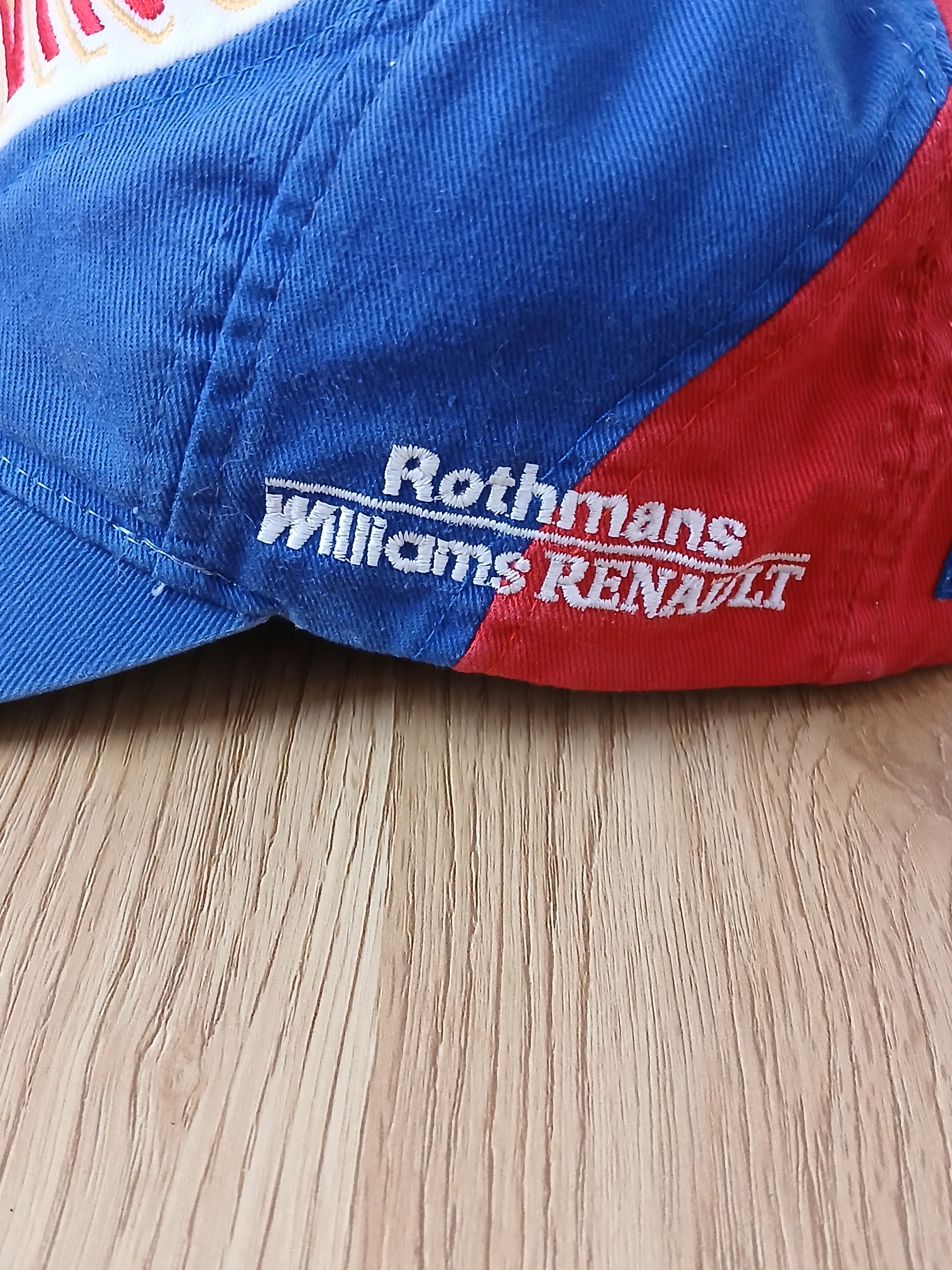 Formula 1 Vintage Rothmans Williams Renault F1 Racing Cap Size ONE SIZE - 6 Thumbnail