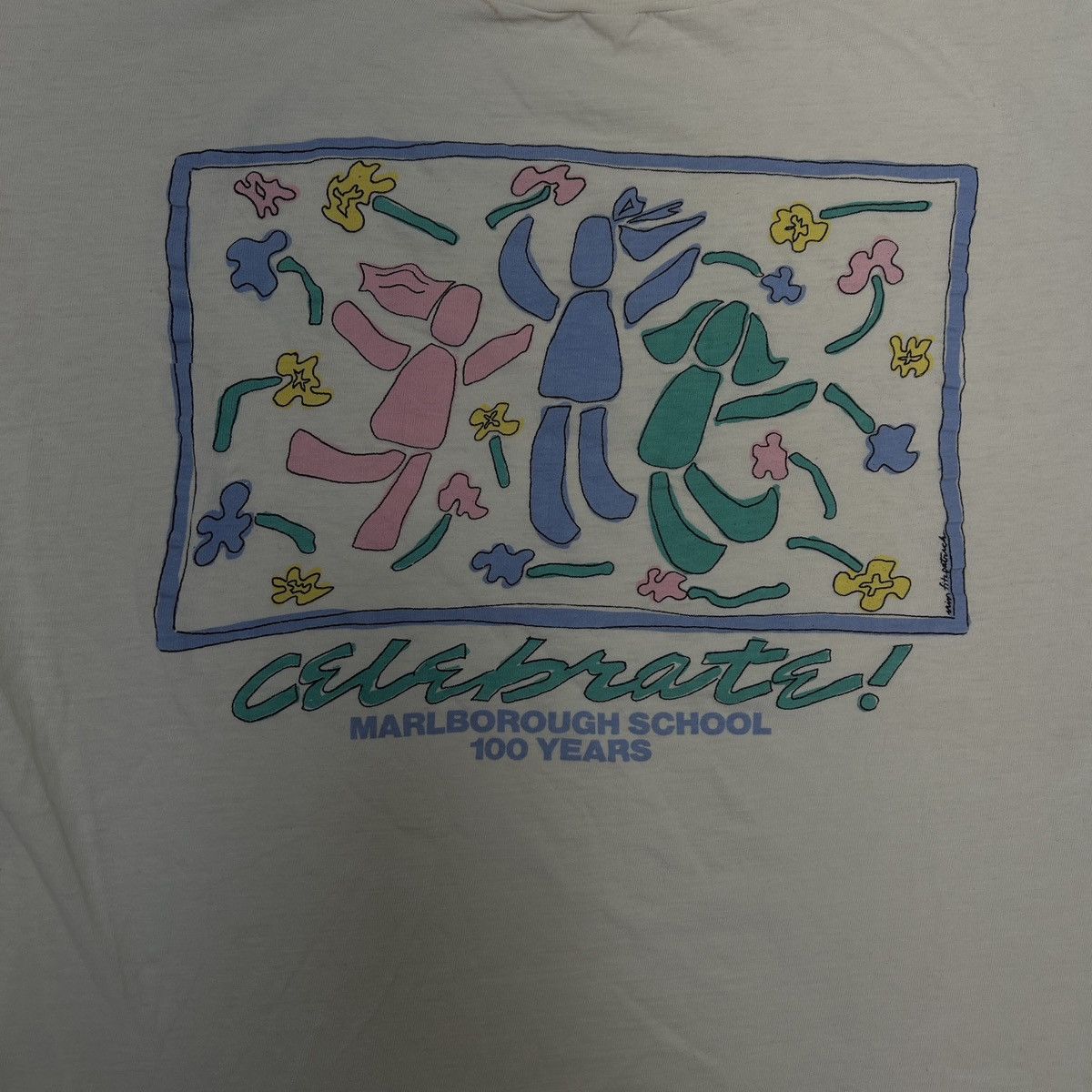 Vintage Vintage 1990s Marlborough School “Celebrate! 100 Years” Size US M / EU 48-50 / 2 - 2 Thumbnail