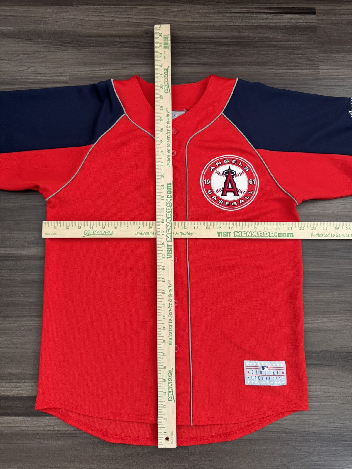 MLB Vintage Anaheim Angels Torii Hunter #48 MLB Stitched Jersey Size US M / EU 48-50 / 2 - 8 Thumbnail