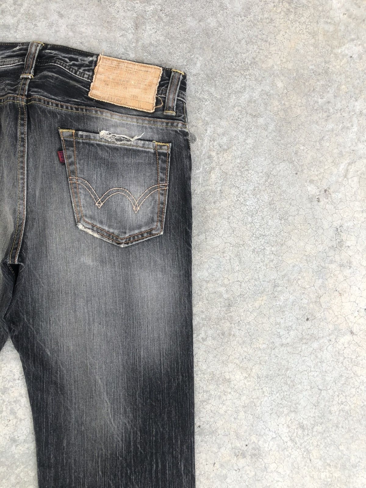 If Six Was Nine Japanese Edwin Flared Jeans Distressed Jeans Size US 30 / EU 46 - 10 Thumbnail