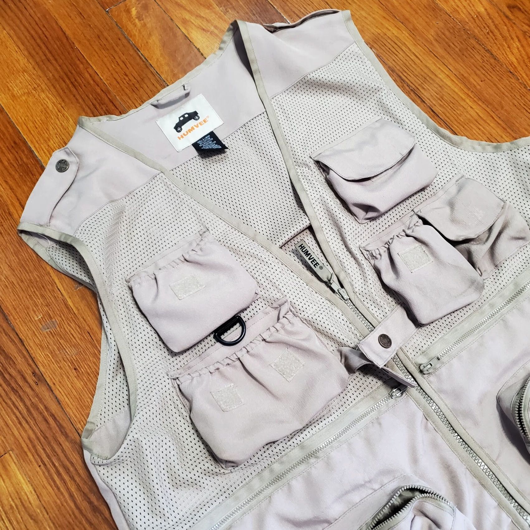 Vintage VINTAGE Humvee Vest Mens Large Hiking Fishing Hunting Beige Brown Shirt? Size US L / EU 52-54 / 3 - 3 Thumbnail