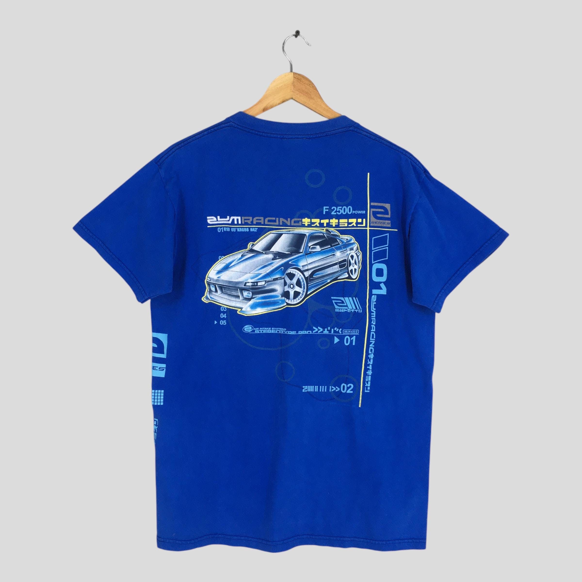 Other Vintage Sum Racing Car Toyota Japan Blue T shirt Medium Size US M / EU 48-50 / 2 - 5 Thumbnail
