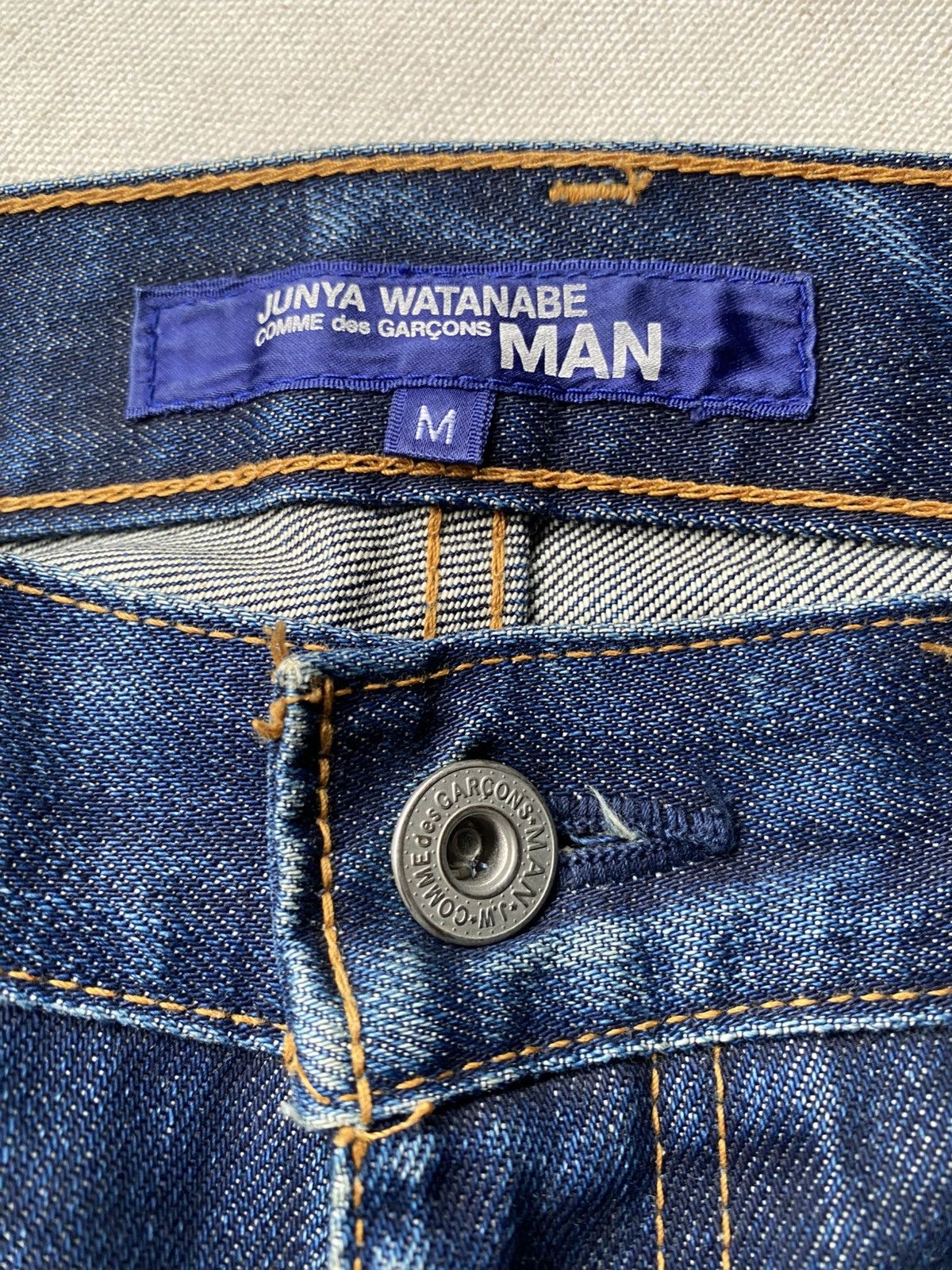 Junya Watanabe Junya Watanabe AD2002 Motorcycle Patch Denim Size US 31 - 6 Thumbnail
