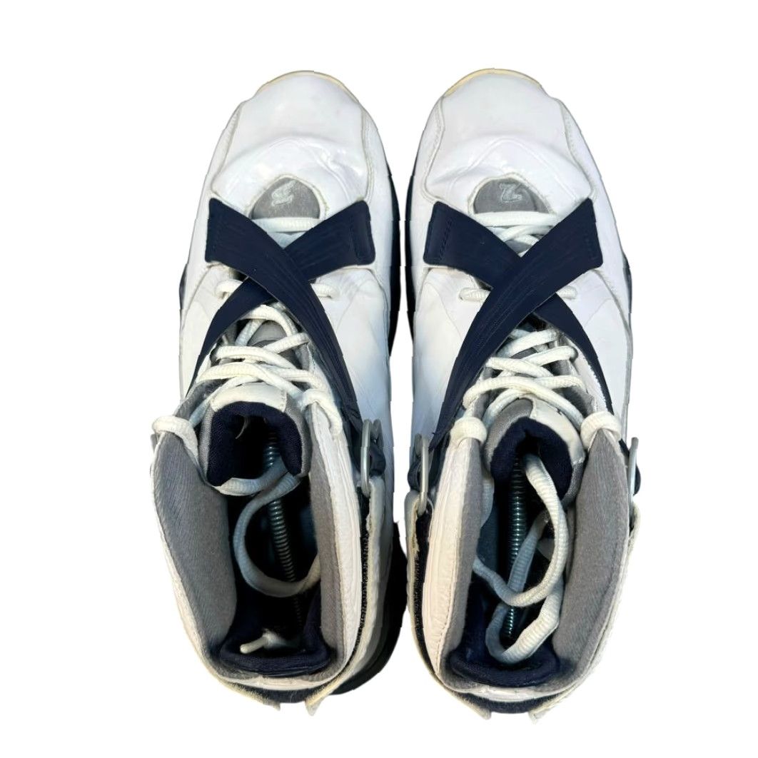 Jordan Brand Nike Air Jordan 8 Retro Men’s 13 Georgetown 2011 White Midnight Navy Basketball Sneaker Size US 13 / EU 46 - 6 Thumbnail