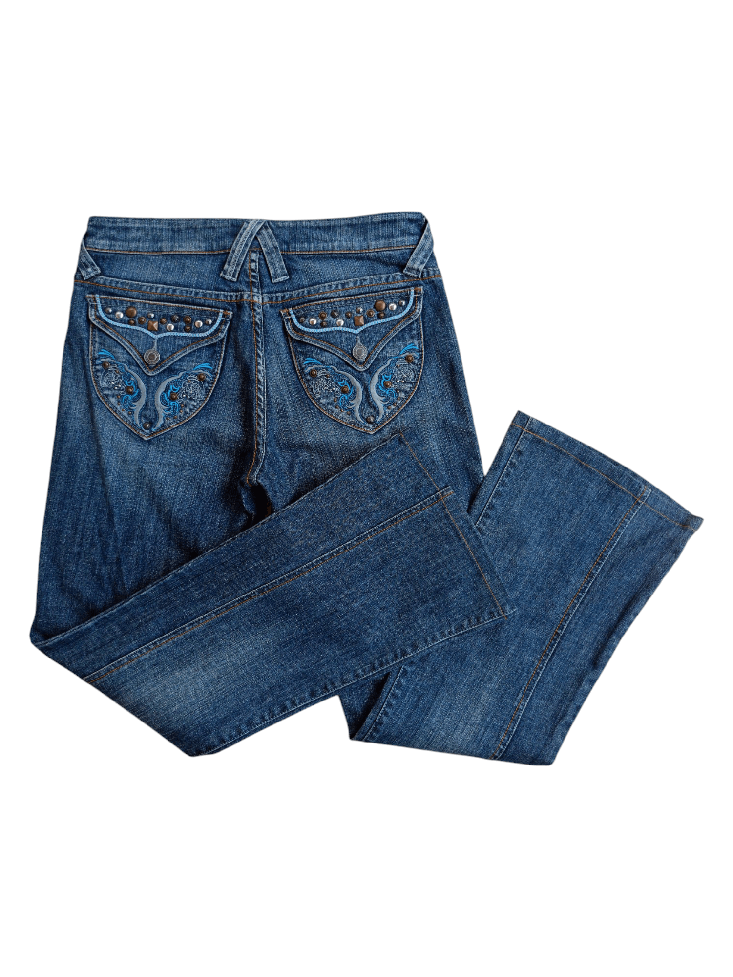 Japanese Brand × Vintage Wellbeing Classic Japanese Jeans Bootcut Vintage Denim Size 29" - 15 Thumbnail