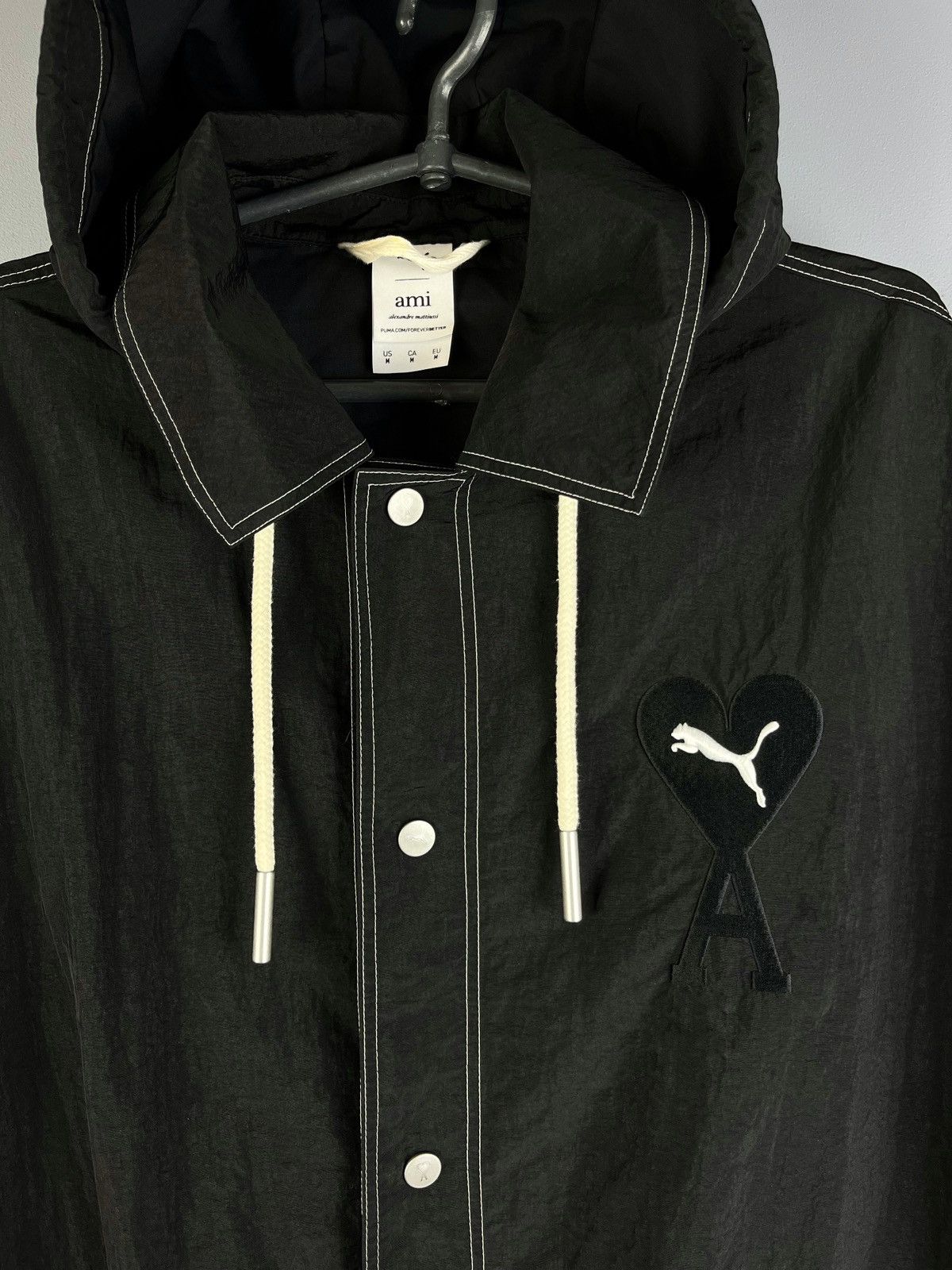 AMI × Puma PUMA X Ami Alexandre Mattiussi Lightweight Nylon Jacket $325 Size US M / EU 48-50 / 2 - 4 Thumbnail