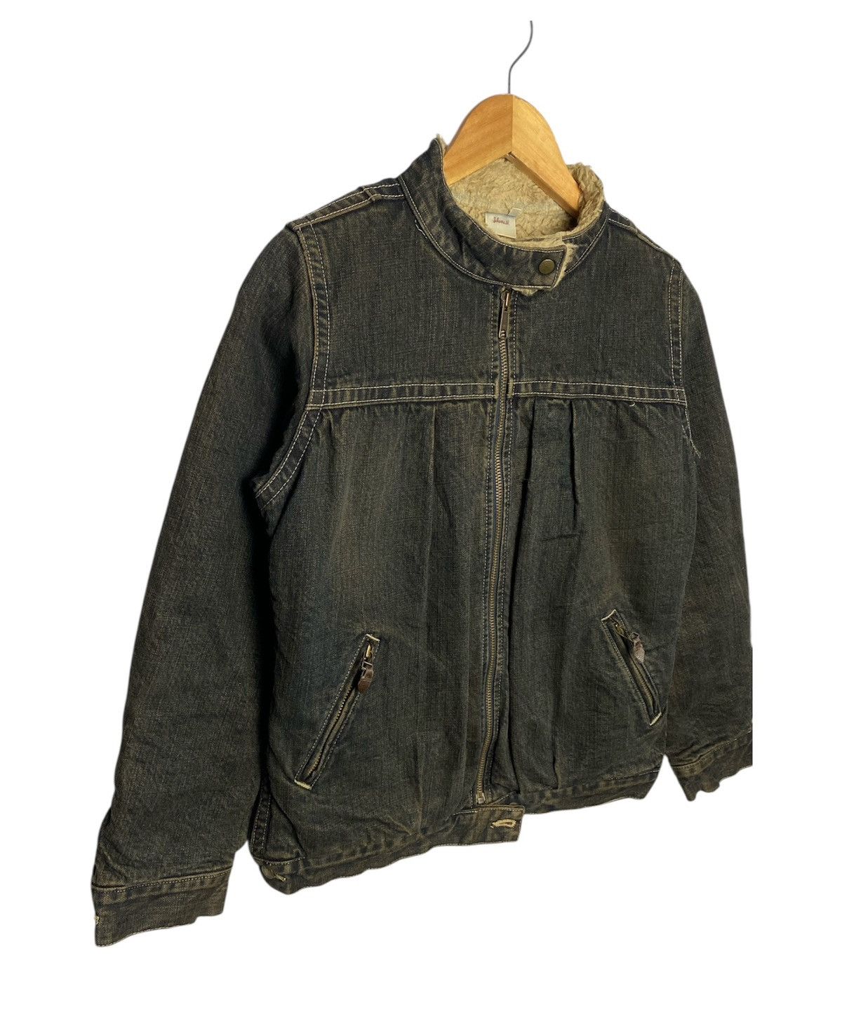 Japanese Brand Scheme.w Sherpa Denim Jacket Size US M / EU 48-50 / 2 - 2 Thumbnail