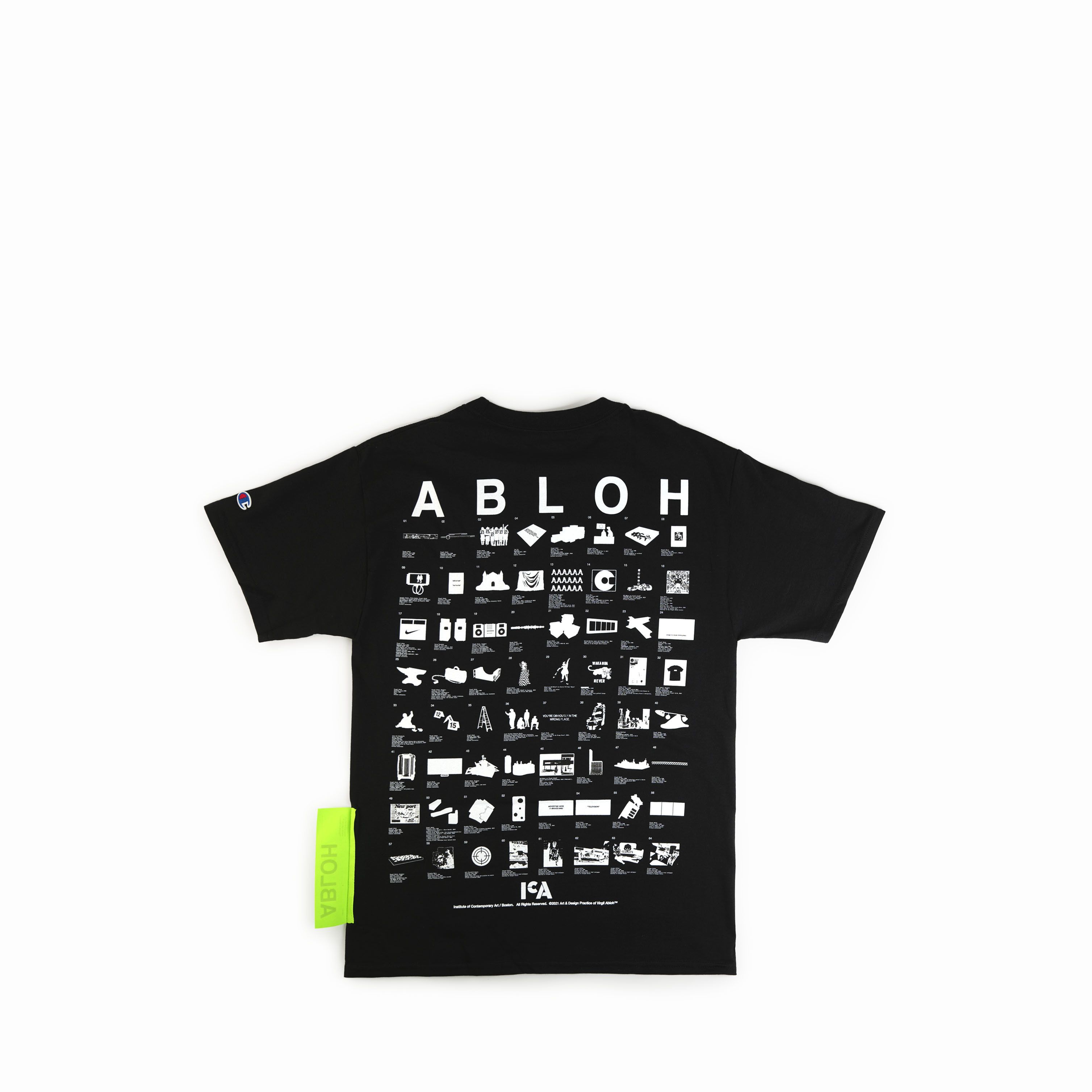 Champion × Off-White × Virgil Abloh Virgil Abloh 2021 Figures Of Speech ICA Museum Tee Shirt Size US M / EU 48-50 / 2 - 2 Thumbnail