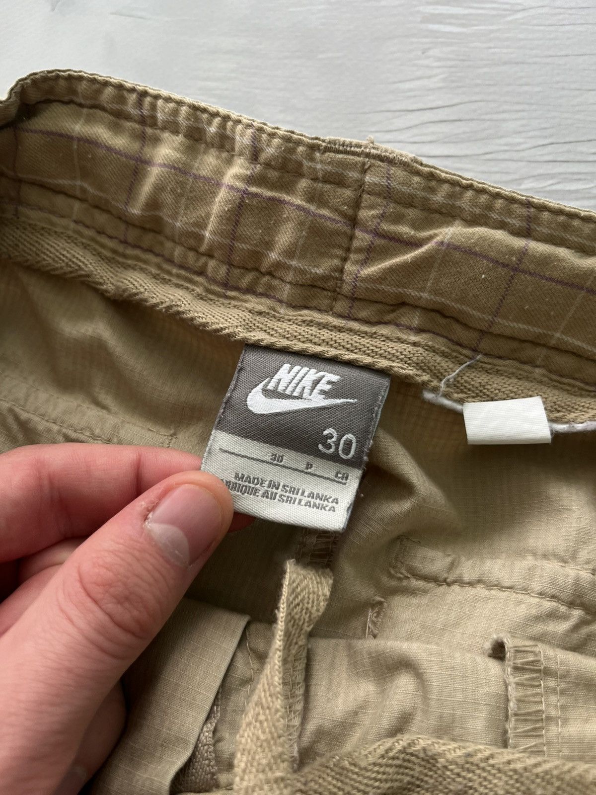 Nike Y2K Nike Vintage Cargo Pants Streetwear Japanese Style Beige Size US 30 / EU 46 - 7 Thumbnail