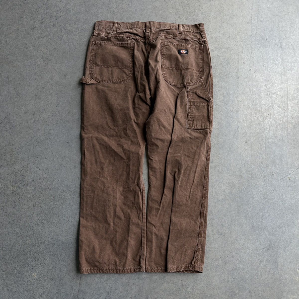 Dickies Vintage Brown Dickies Carpenter Pants Workwear 36x30 Baggy Size US 36 / EU 52 - 1 Thumbnail