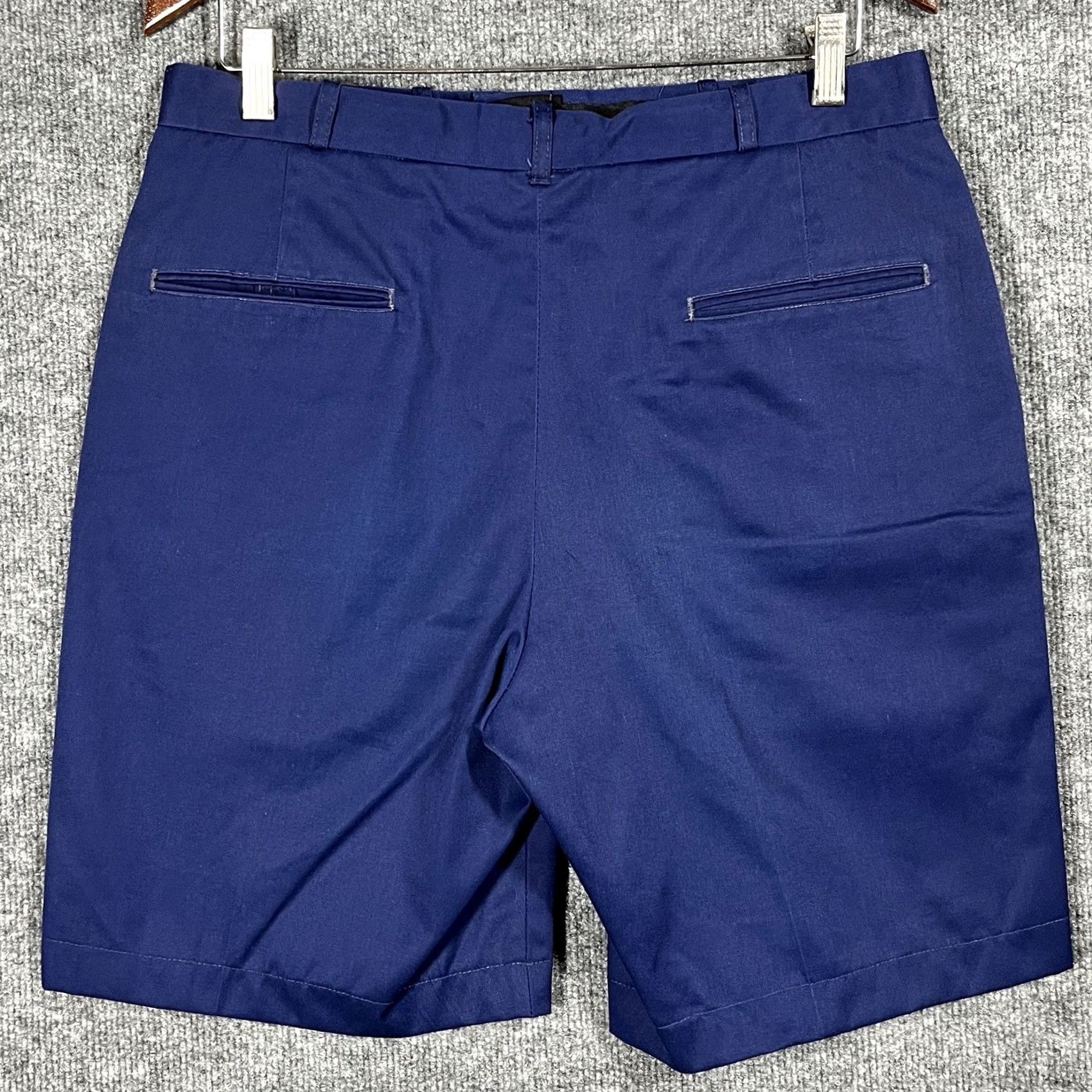 Vintage VINTAGE Coast Guard Shorts Mens Sz 33 USCG Creighton Vietnam Navy Blue Chino 60s 70s USA Mens Size US 33 - 5 Thumbnail
