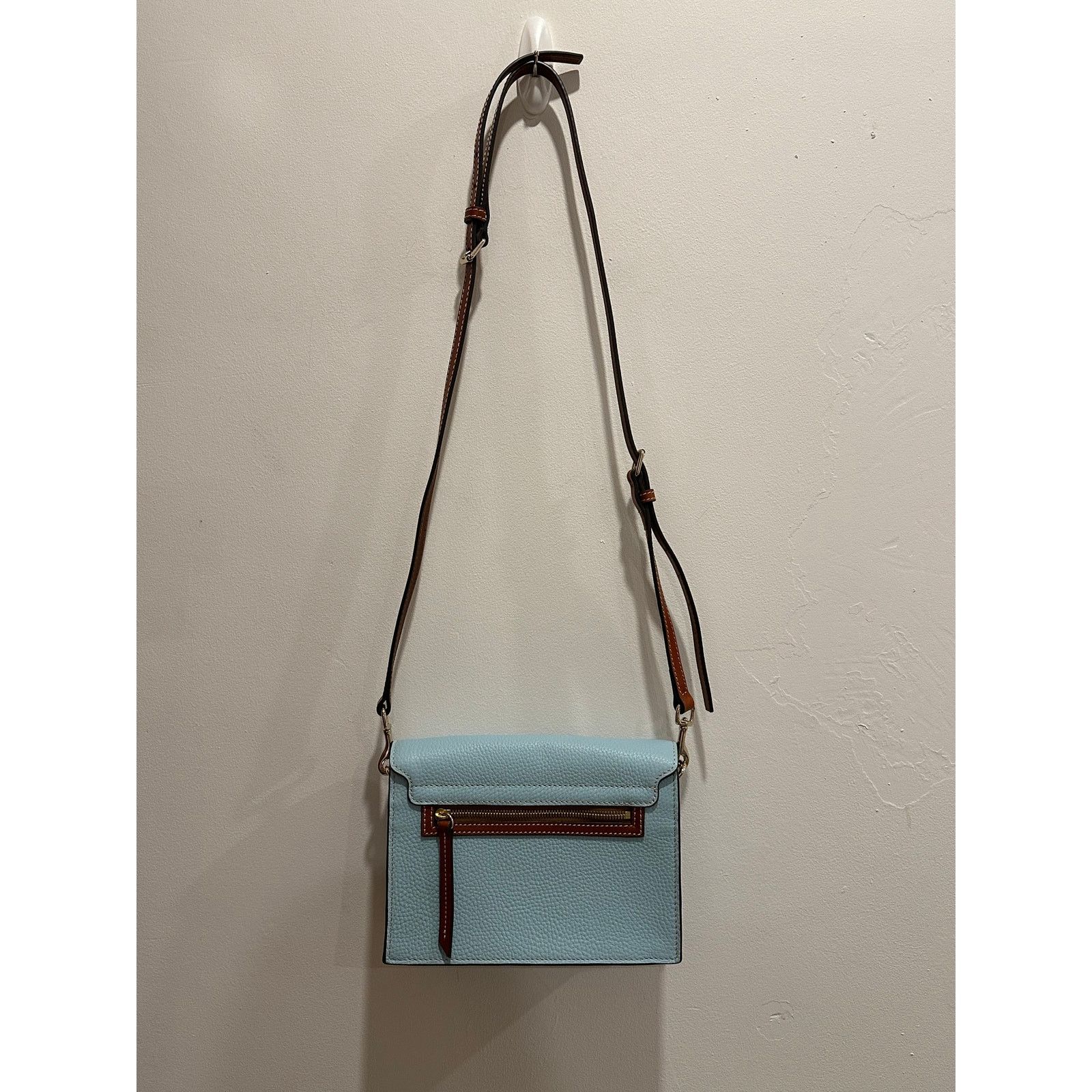 Dooney & Bourke Dooney & Bourke Pebble Grain Crossbody Caribbean Blue Size ONE SIZE - 7 Thumbnail
