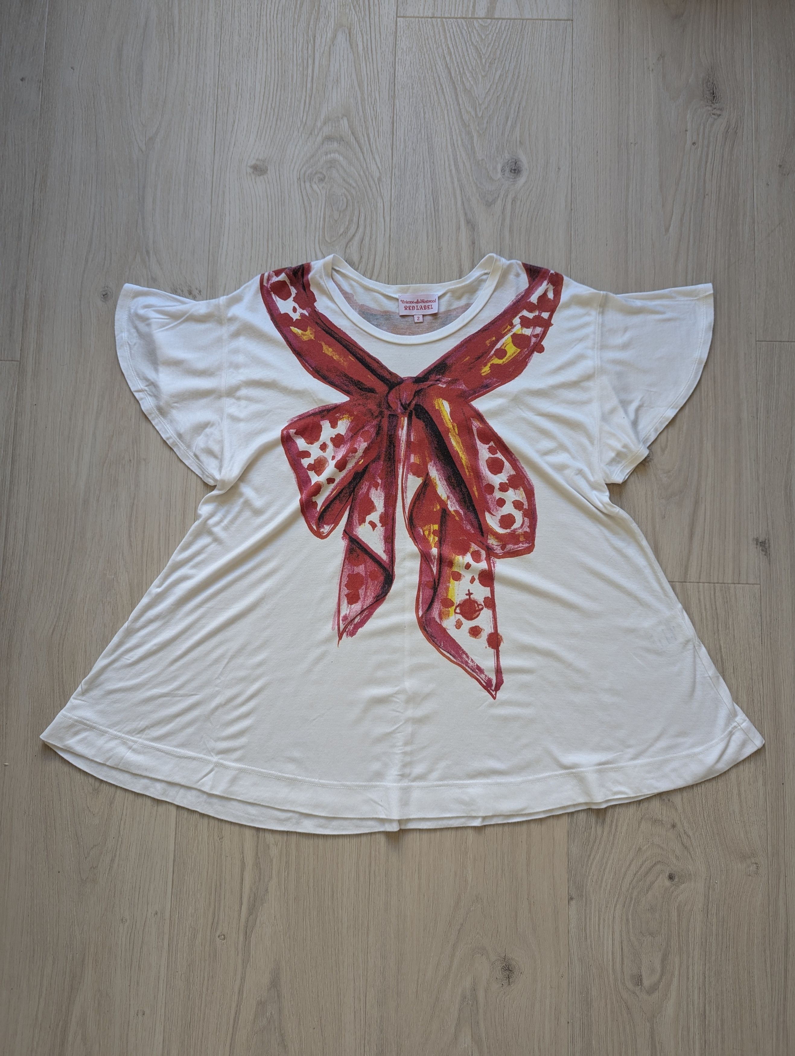 Vivienne Westwood Vivienne Westwood rare Japan vintage ribbon t-shirt Size M / US 6-8 / IT 42-44 - 1 Thumbnail